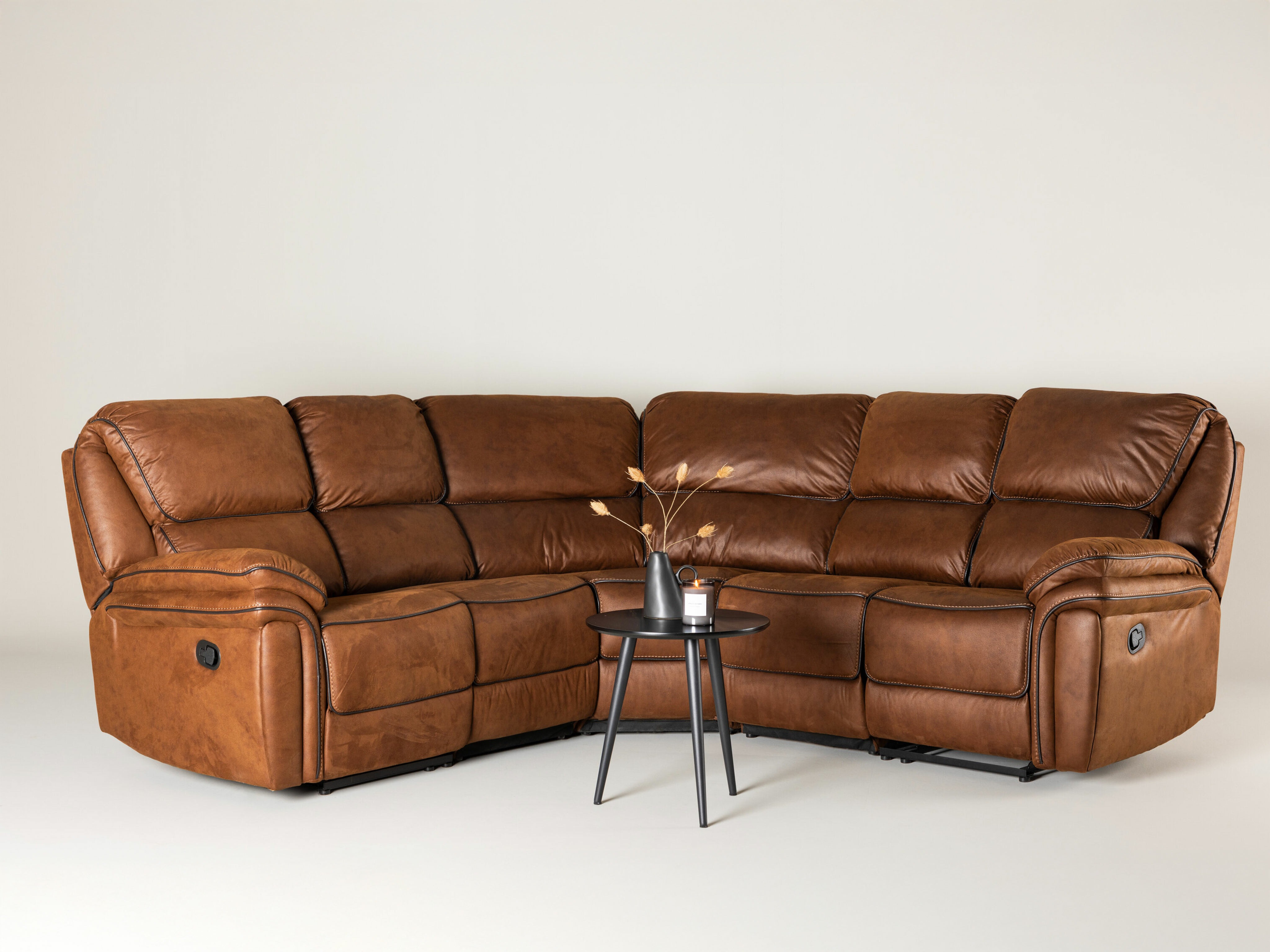 Relax hoekbank Dallas 4723 (Bruin)