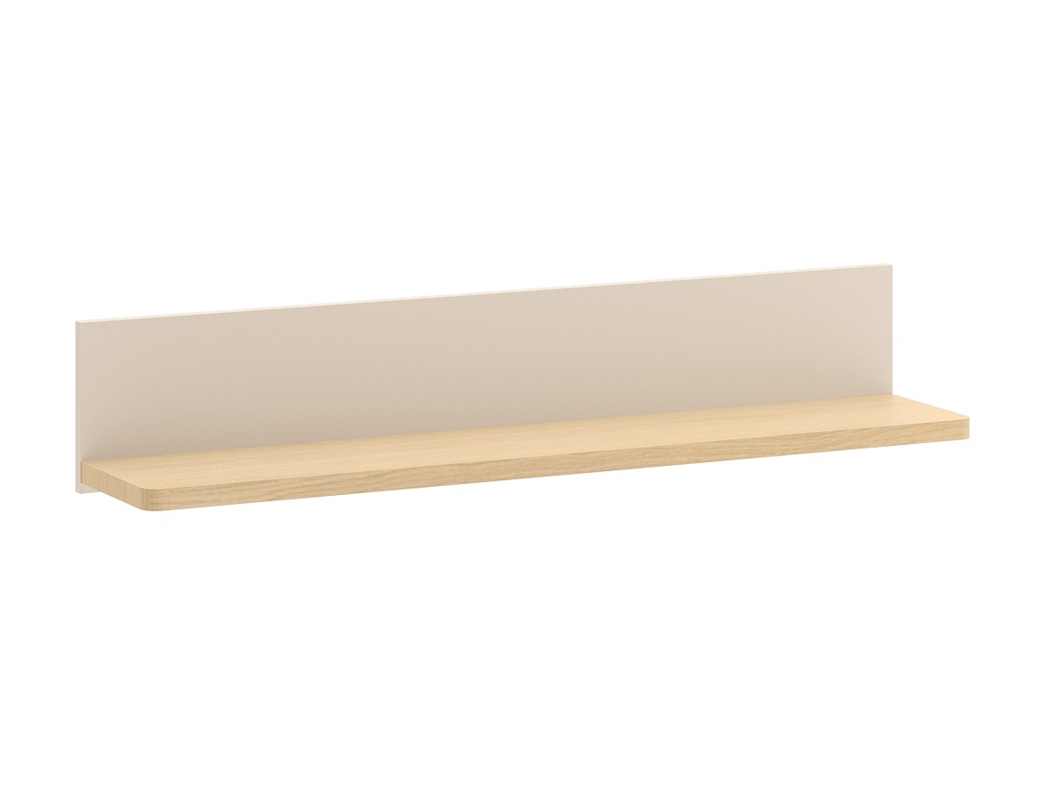 Wandplank Romelbo 141 (Beige + Eiken)