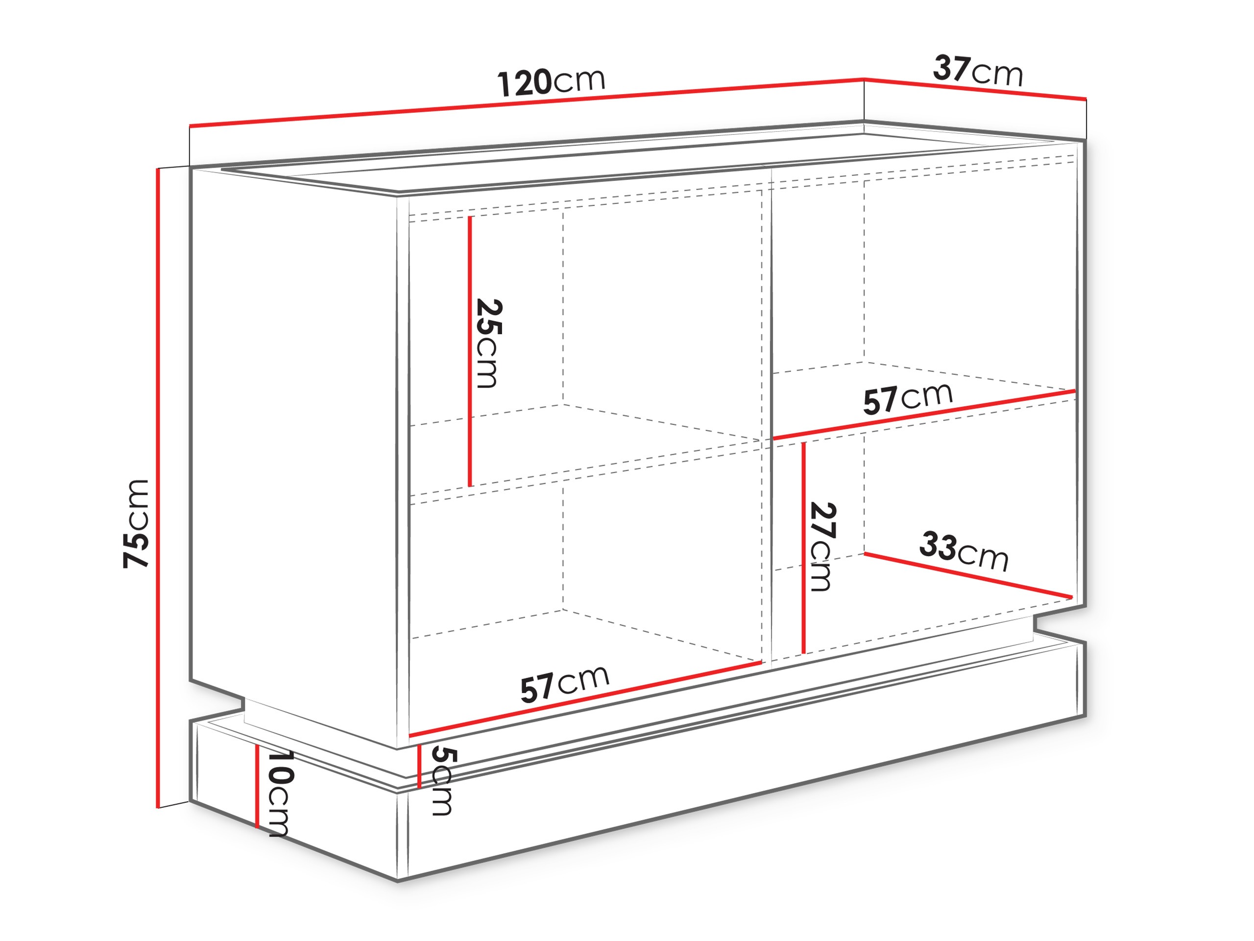 Dressoir Comfivo Dalvenu 100 (Lichtbruin + Eiken)