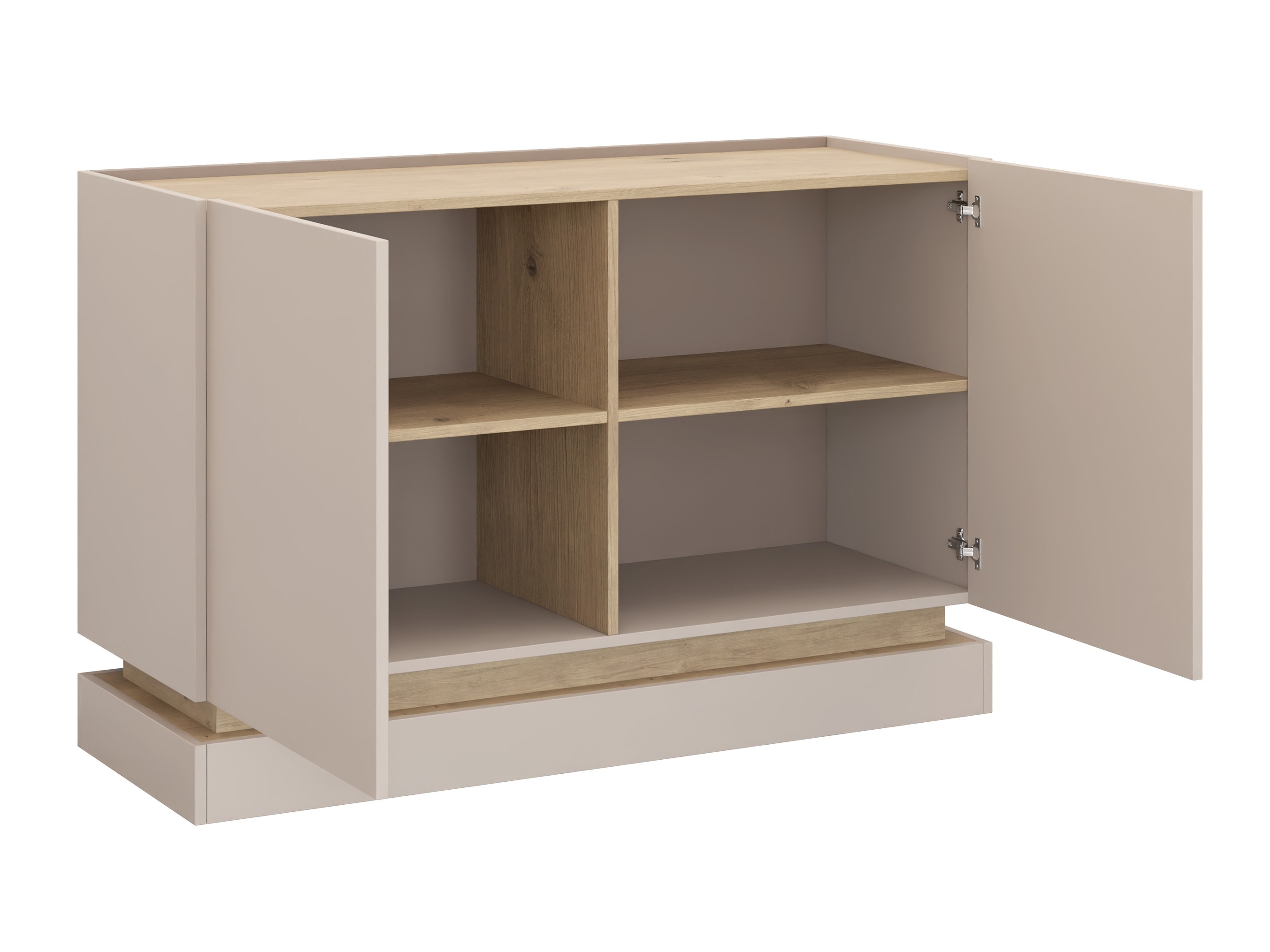 Dressoir Comfivo Dalvenu 100 (Zwart + Eiken)