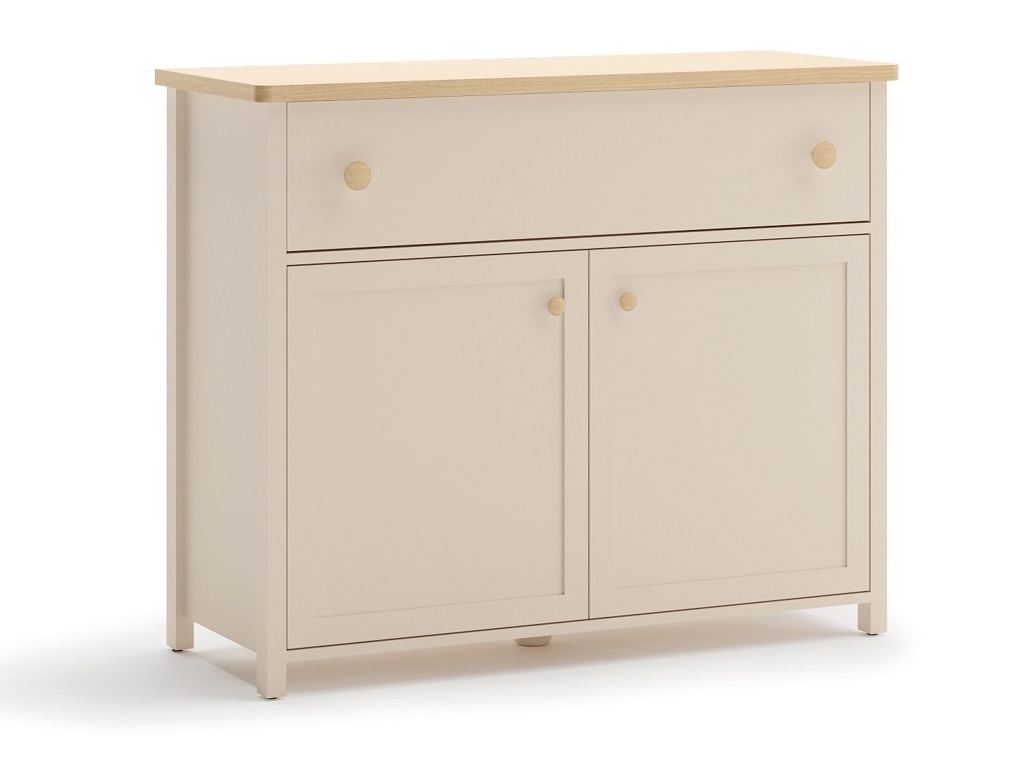 Ladekast Romelbo 150 (Beige + Eiken)