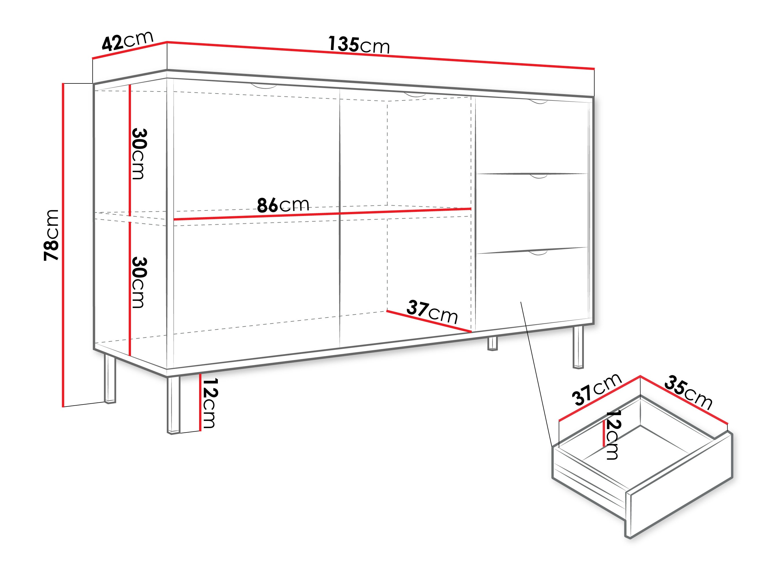 Ladekast Comfivo Elblare I