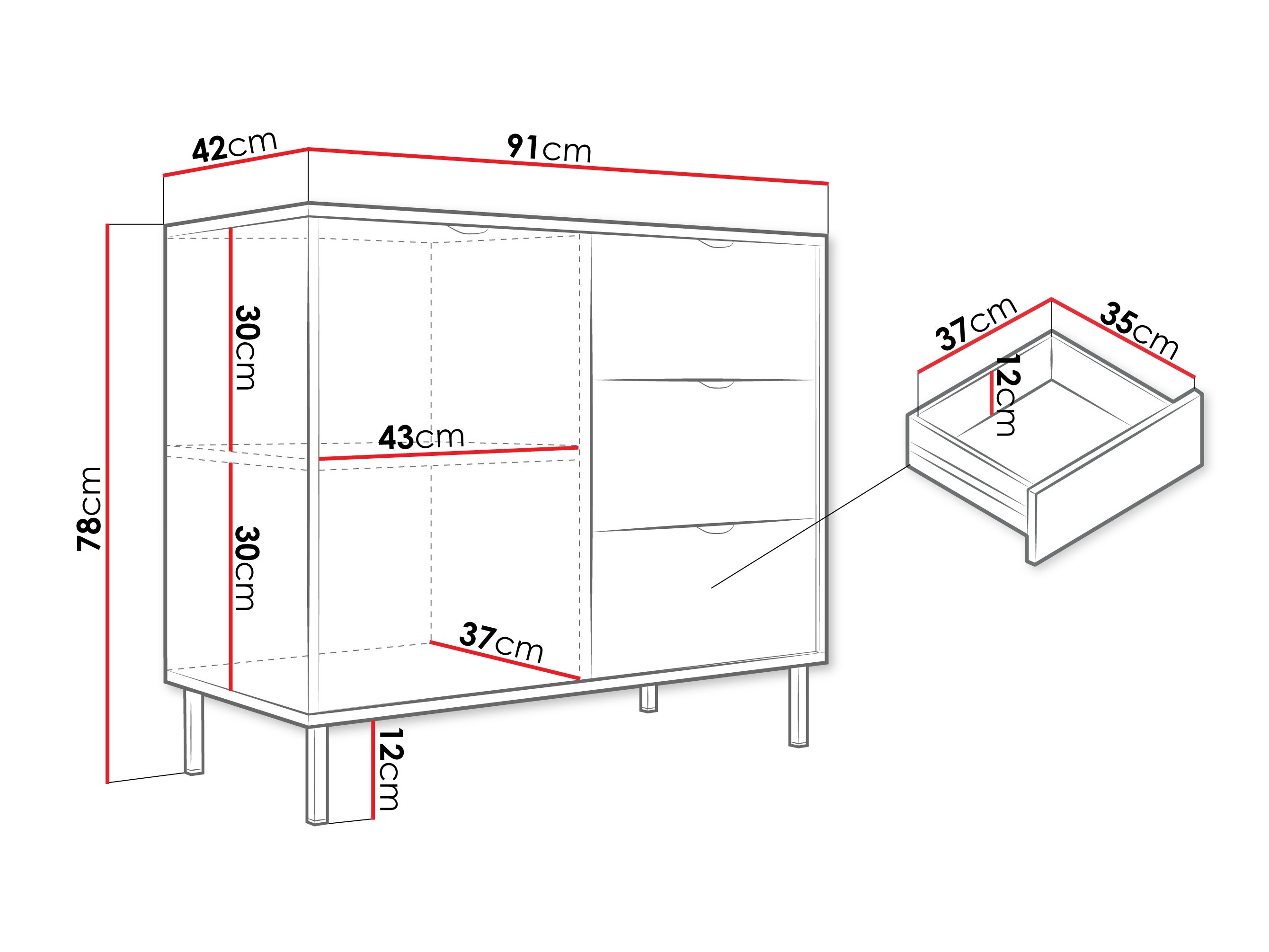Ladekast Comfivo Elblare