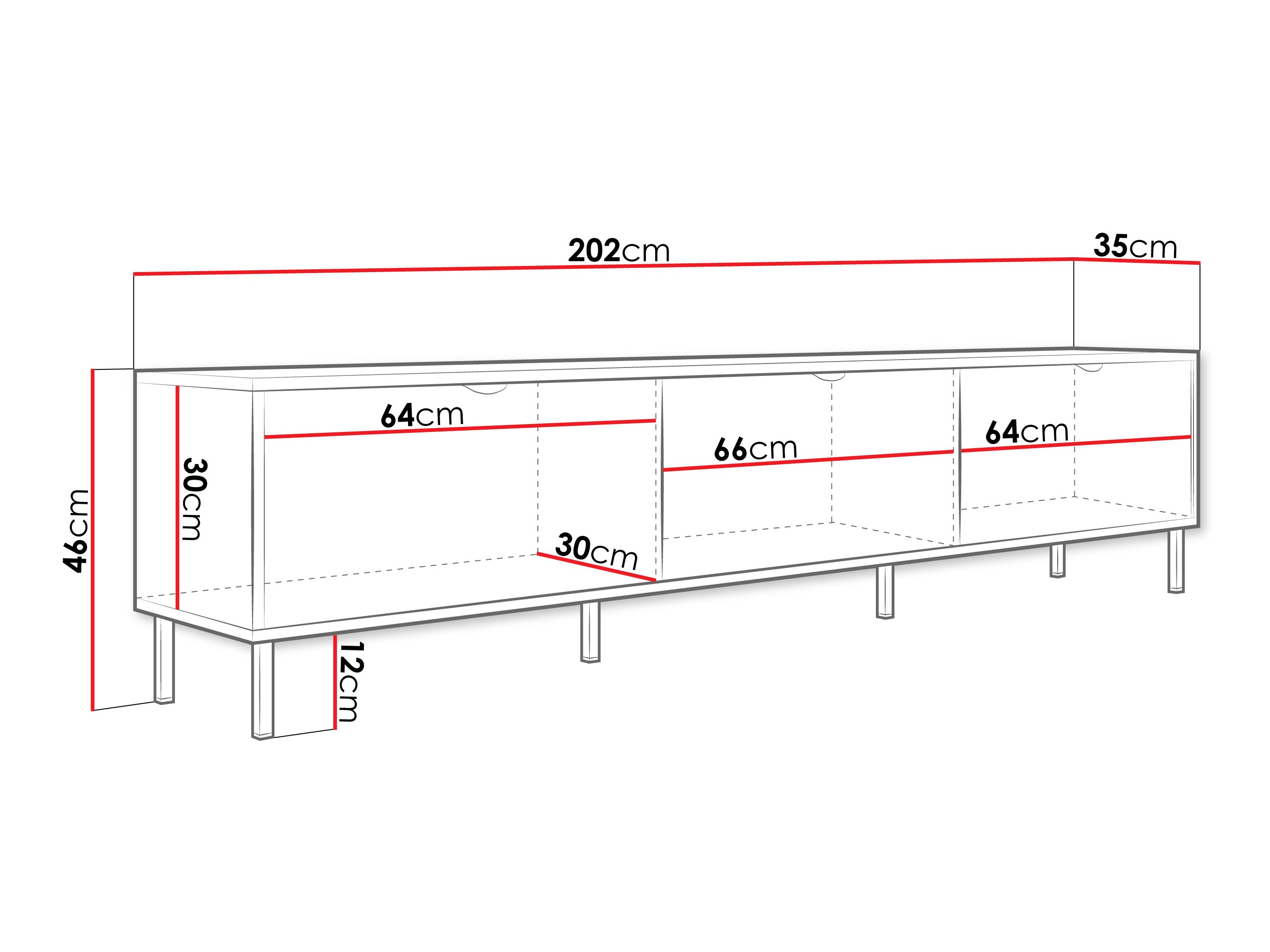 TV-meubel Comfivo Elblare 102