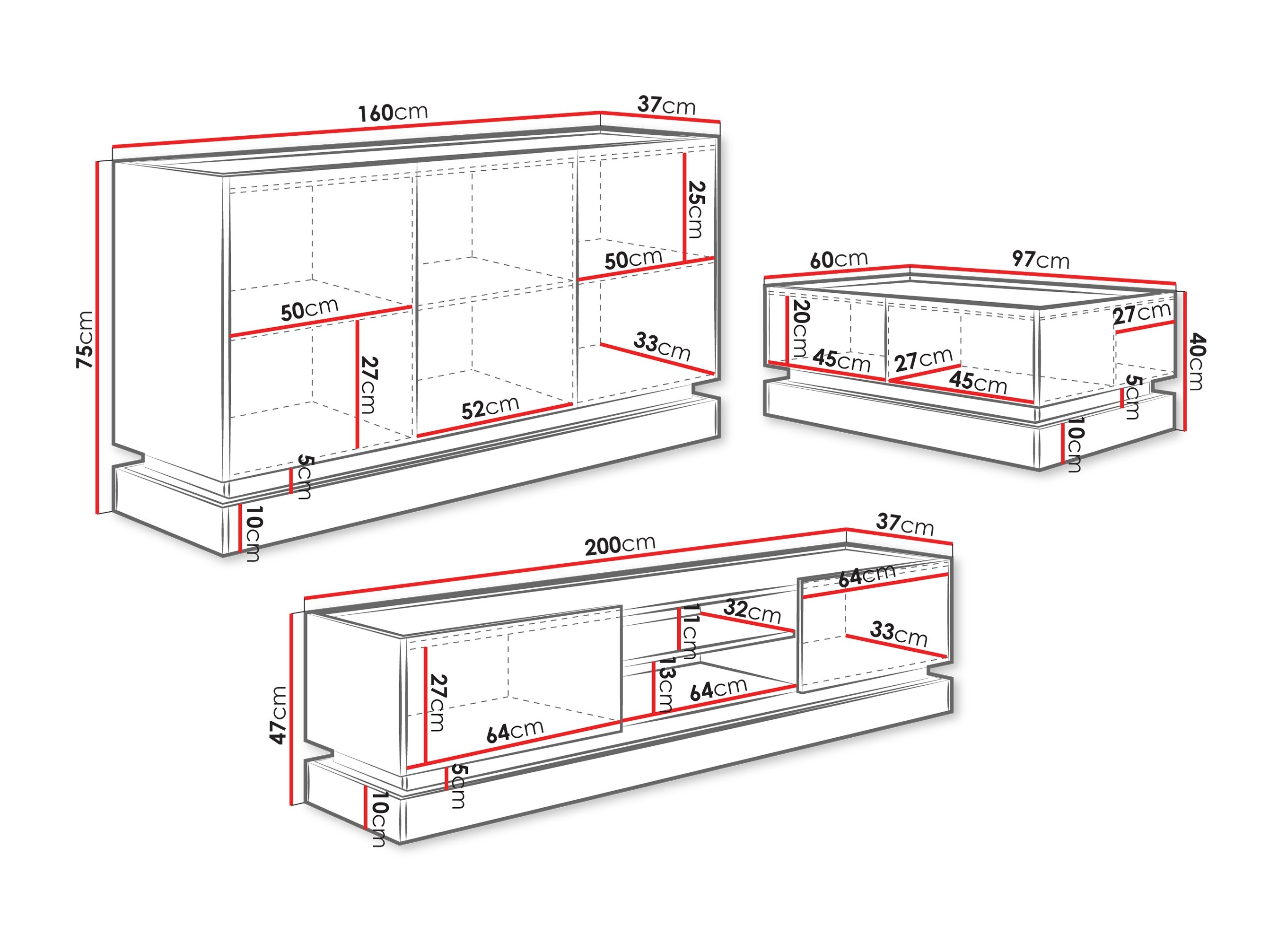 Woonkamerset Comfivo Dalvenu 104 (Lichtbruin + Eiken)