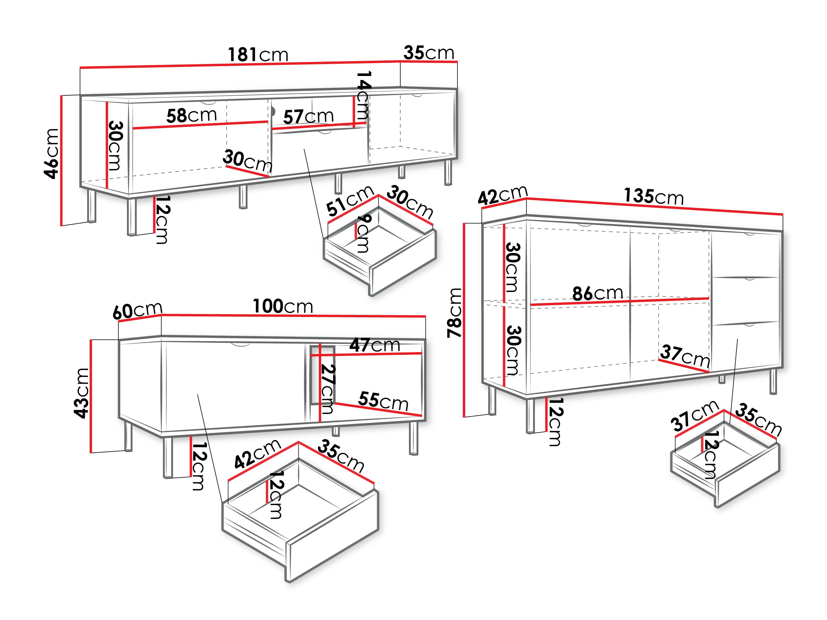 Woonkamerset Comfivo Elblare 106