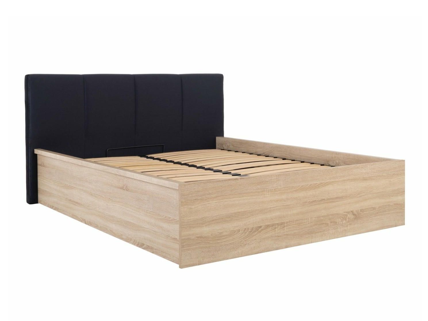 Bed Livevaro 123 (Sonoma eik + Zwart)