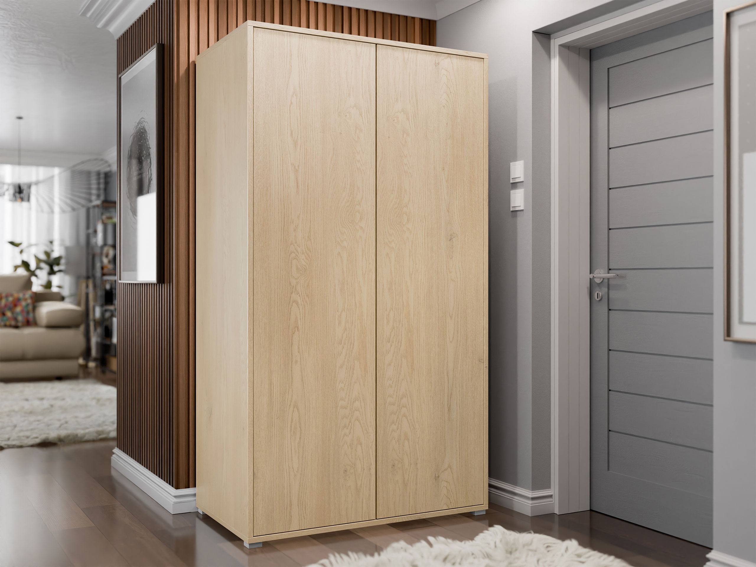 Kledingkast Comfivo Fersoe 113 (Eiken)