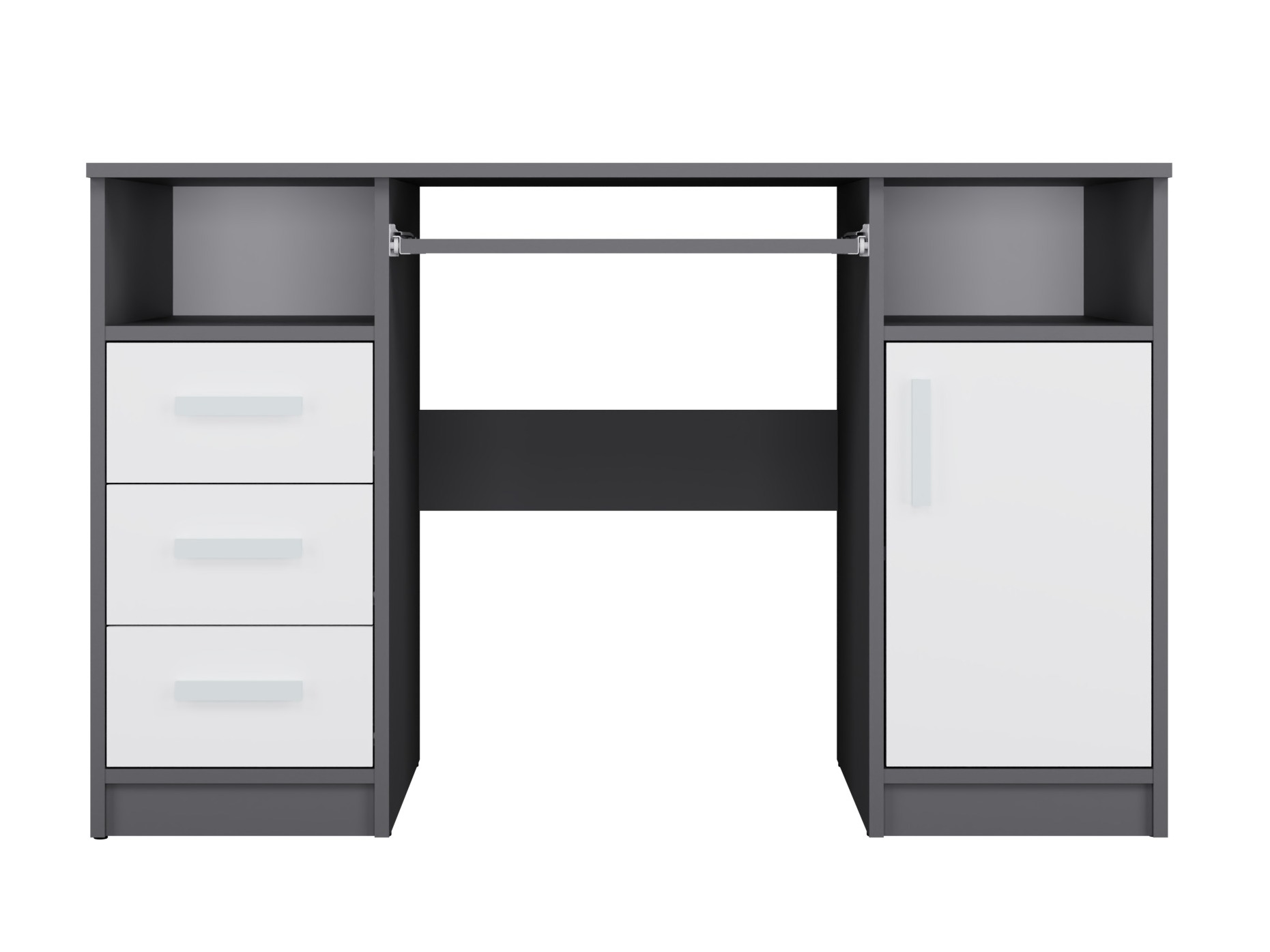 Bureau Mandeville 330 (Antraciet + Wit)