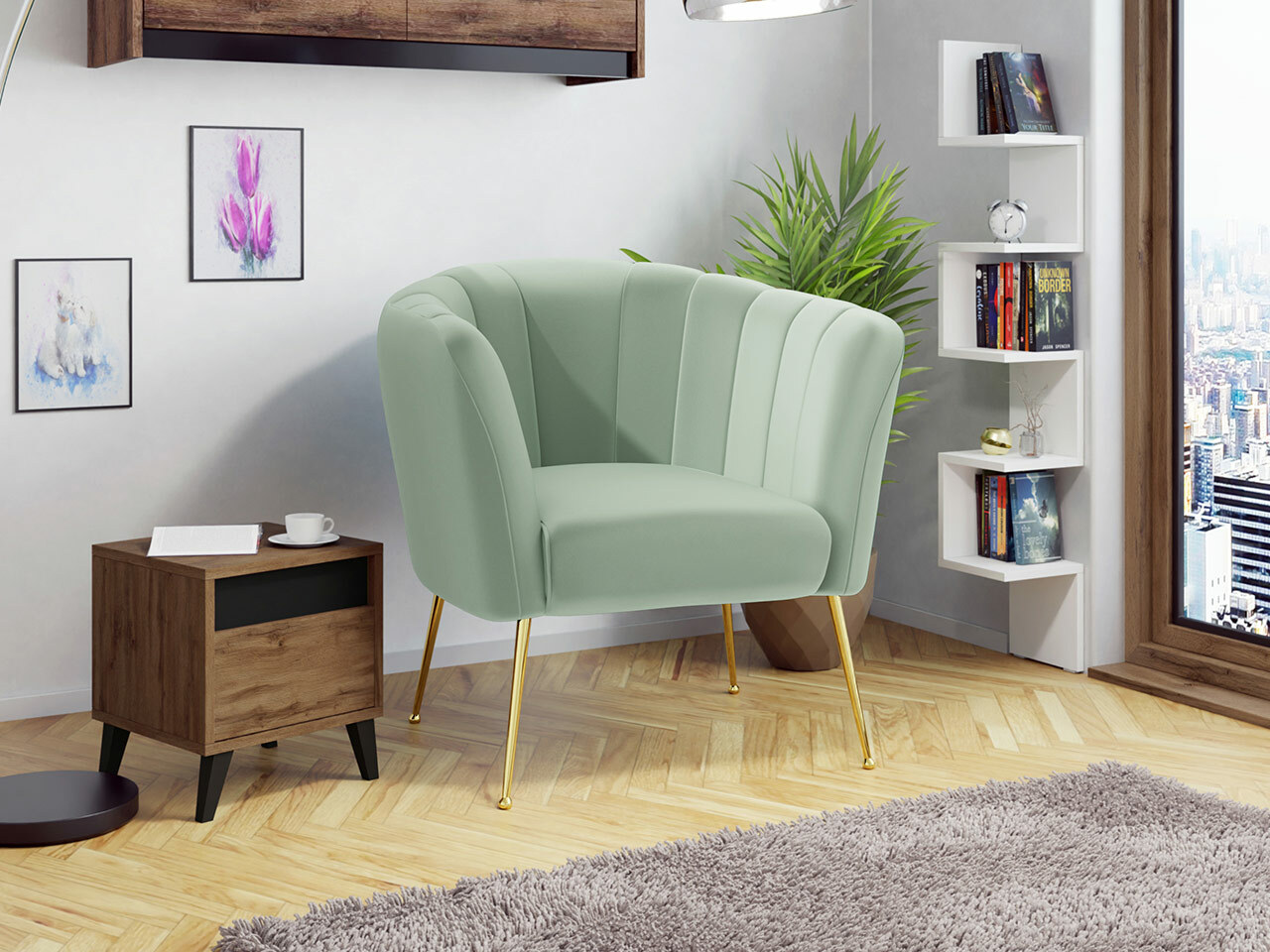 Fauteuil Orem 112 (Magic Velvet 2227)