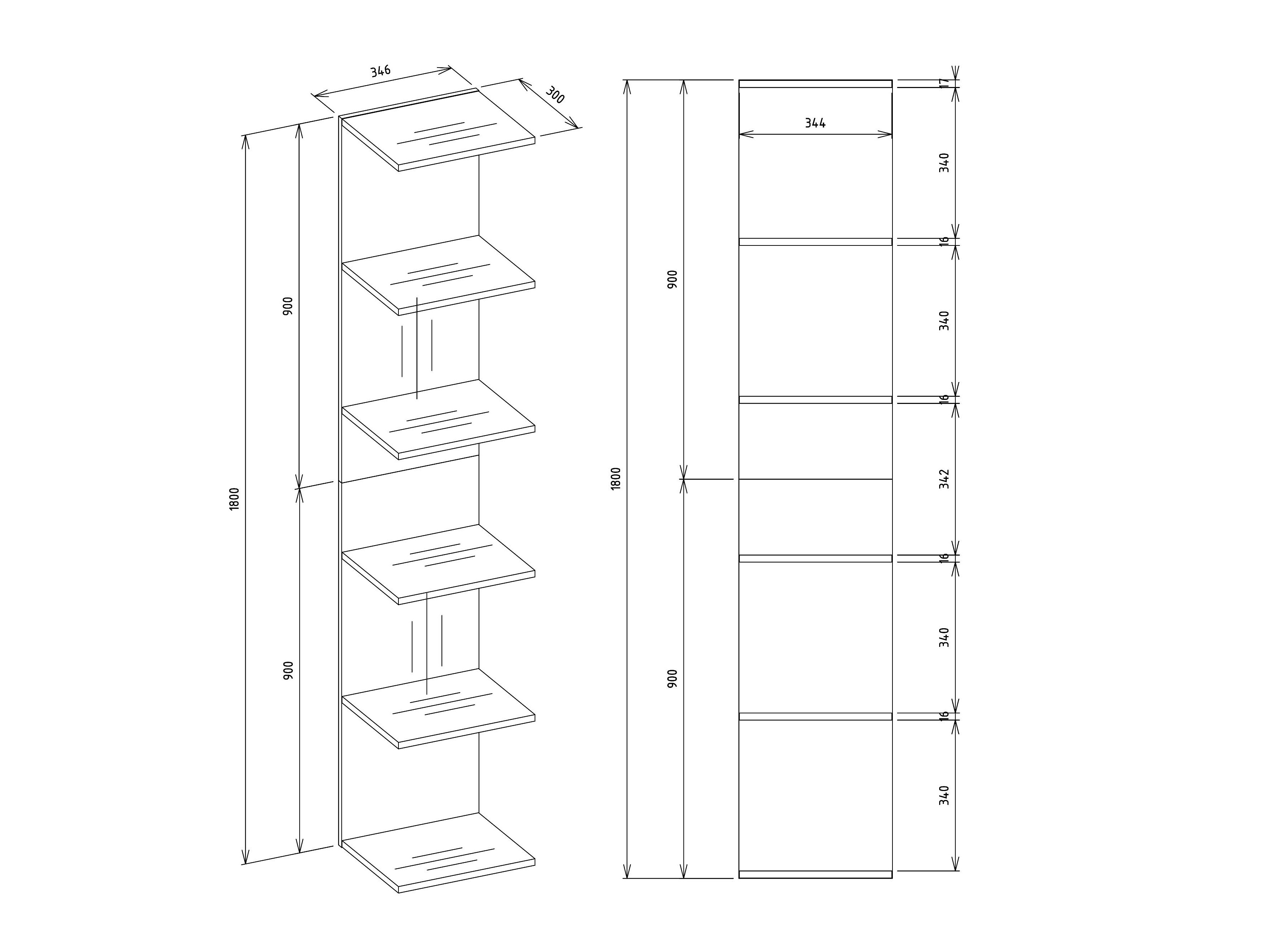Set wandplanken Mandeville 333