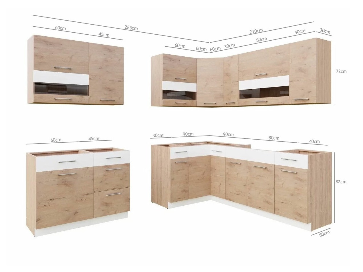 Modulaire keukenset Mode Beech 131
