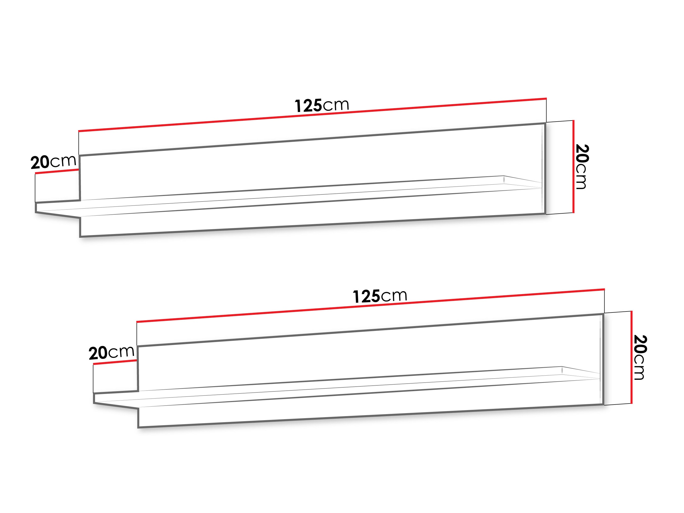 Set wandplanken Tornola 104 (Kasjmier + Zwart)