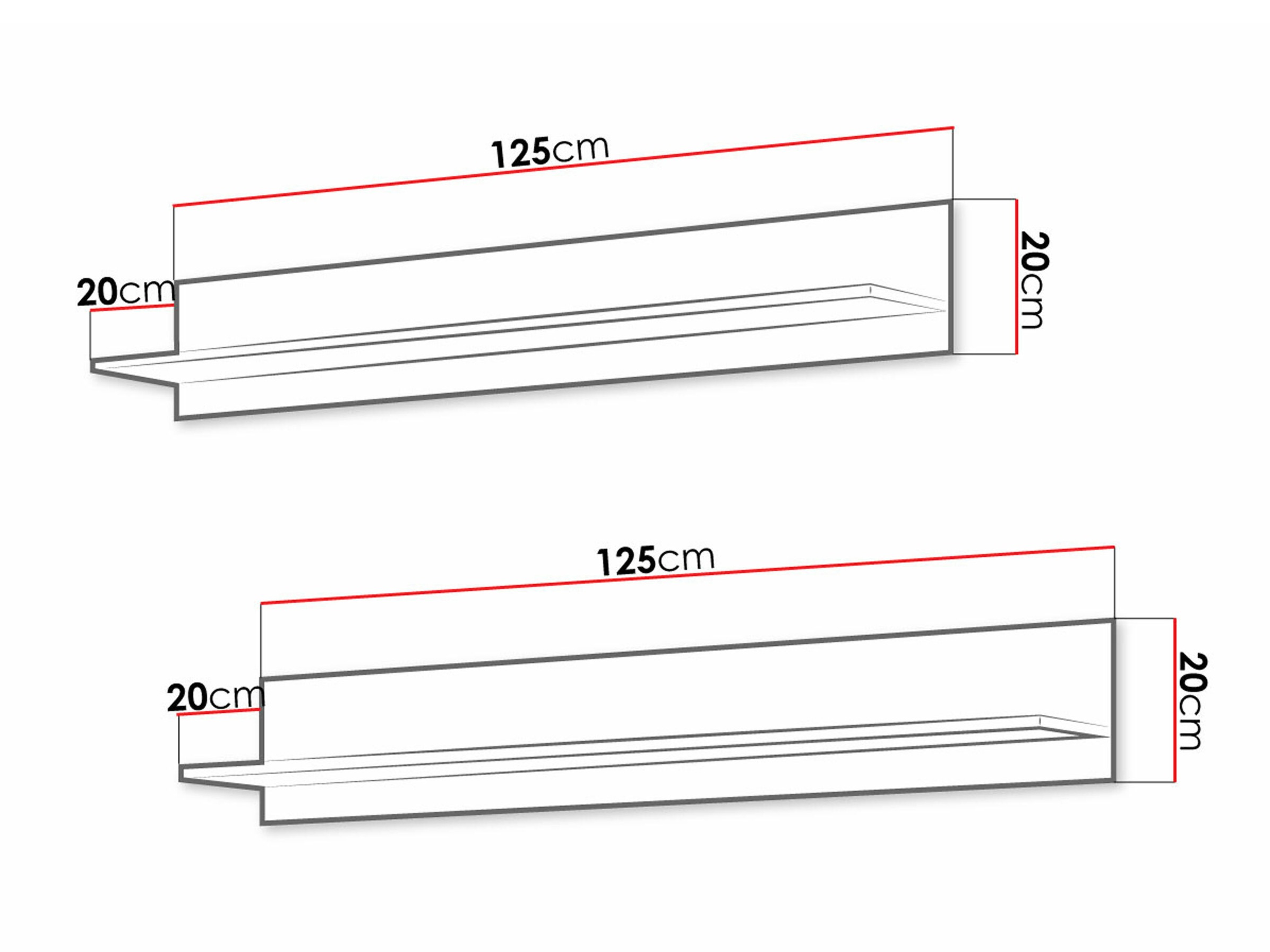 Set wandplanken Tornola 104 (Zwart)