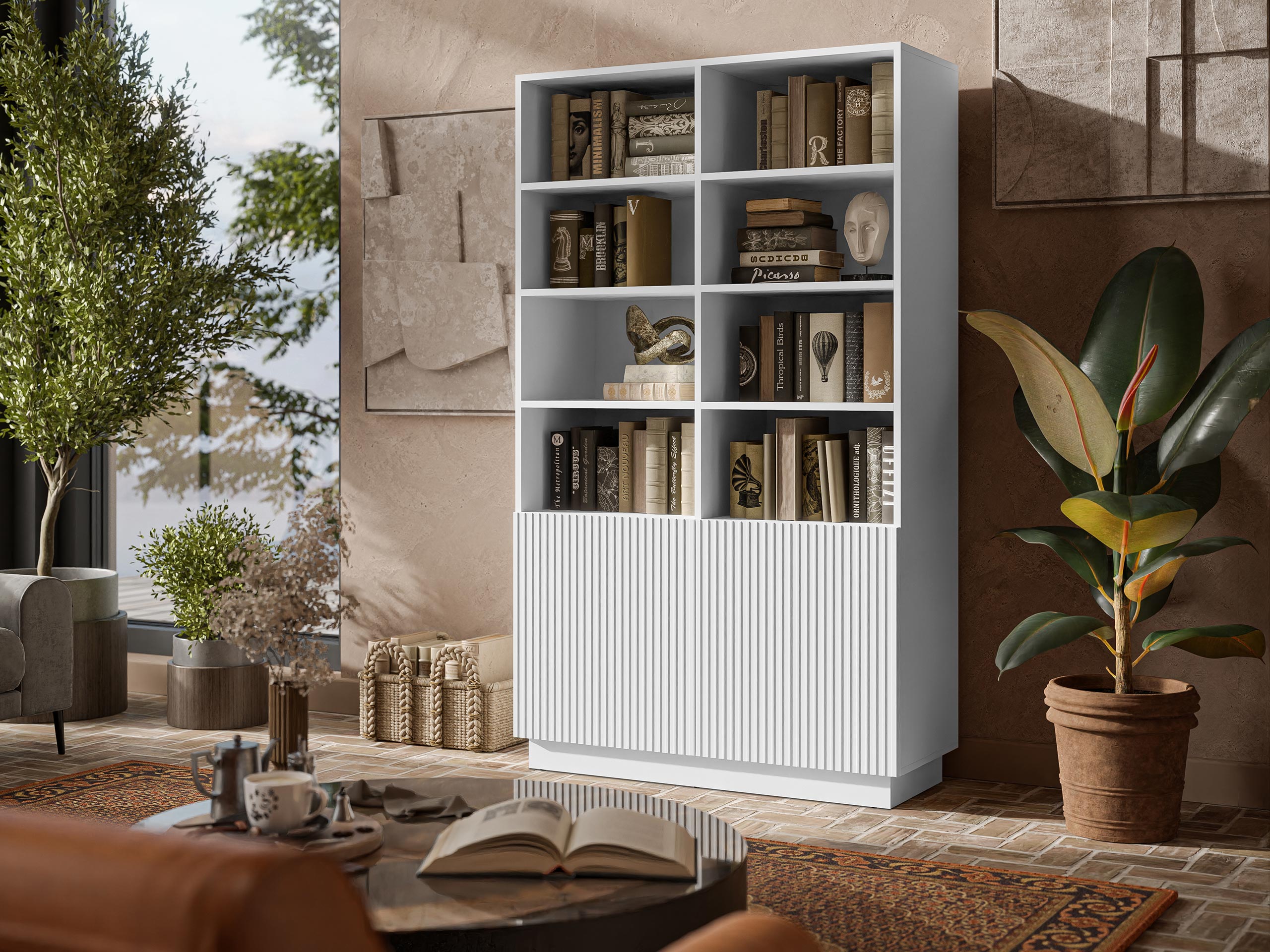 Boekenkast Lauror (Wit)