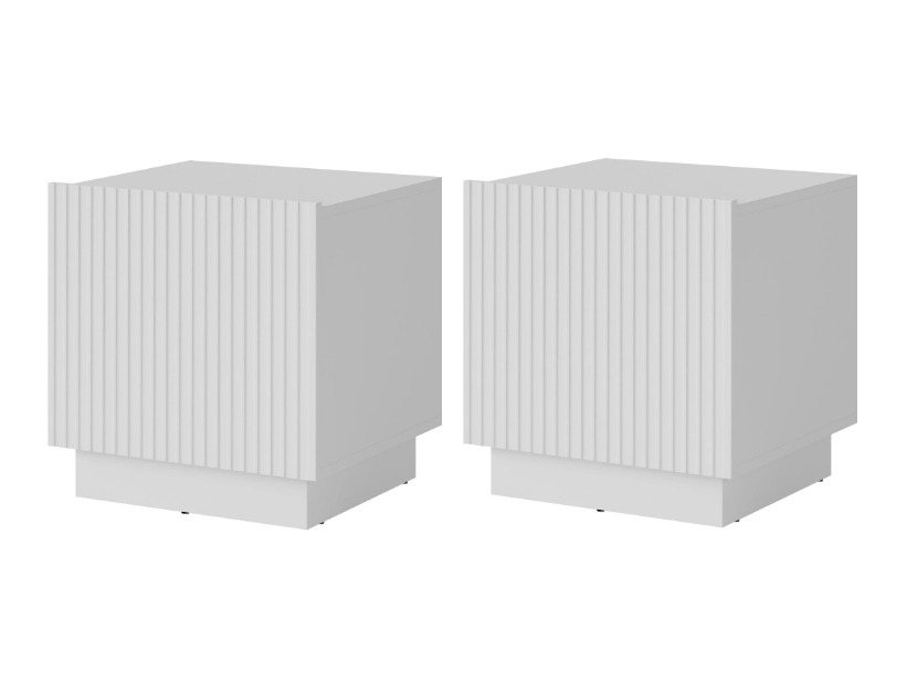 Een set nachtkastjes Lusonu 105 (Wit)
