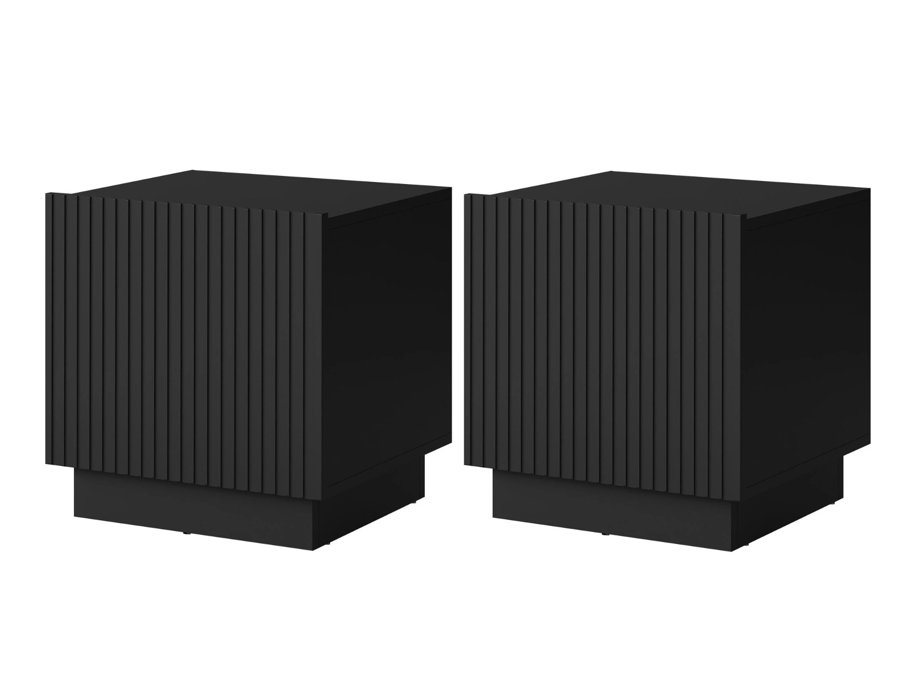 Een set nachtkastjes Lusonu 105 (Zwart)