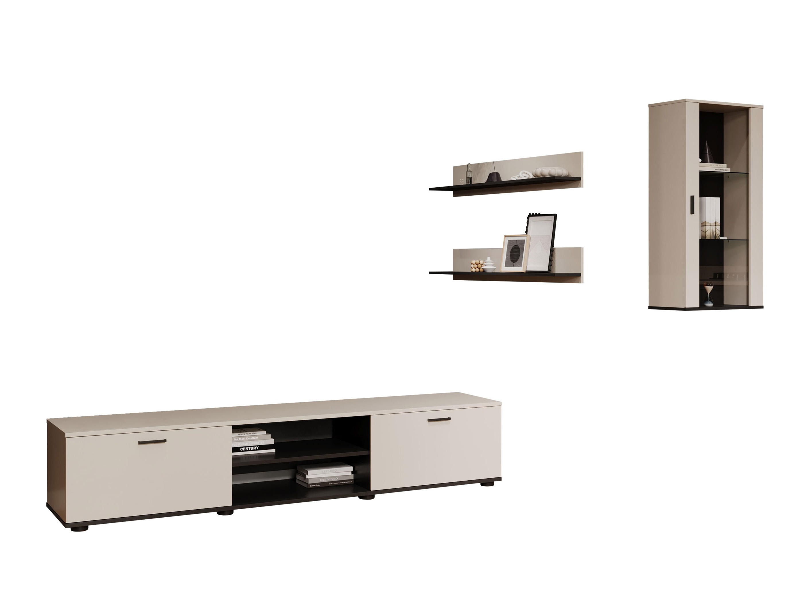 Woonkamerset Tornola 113 (Kasjmier + Zwart)