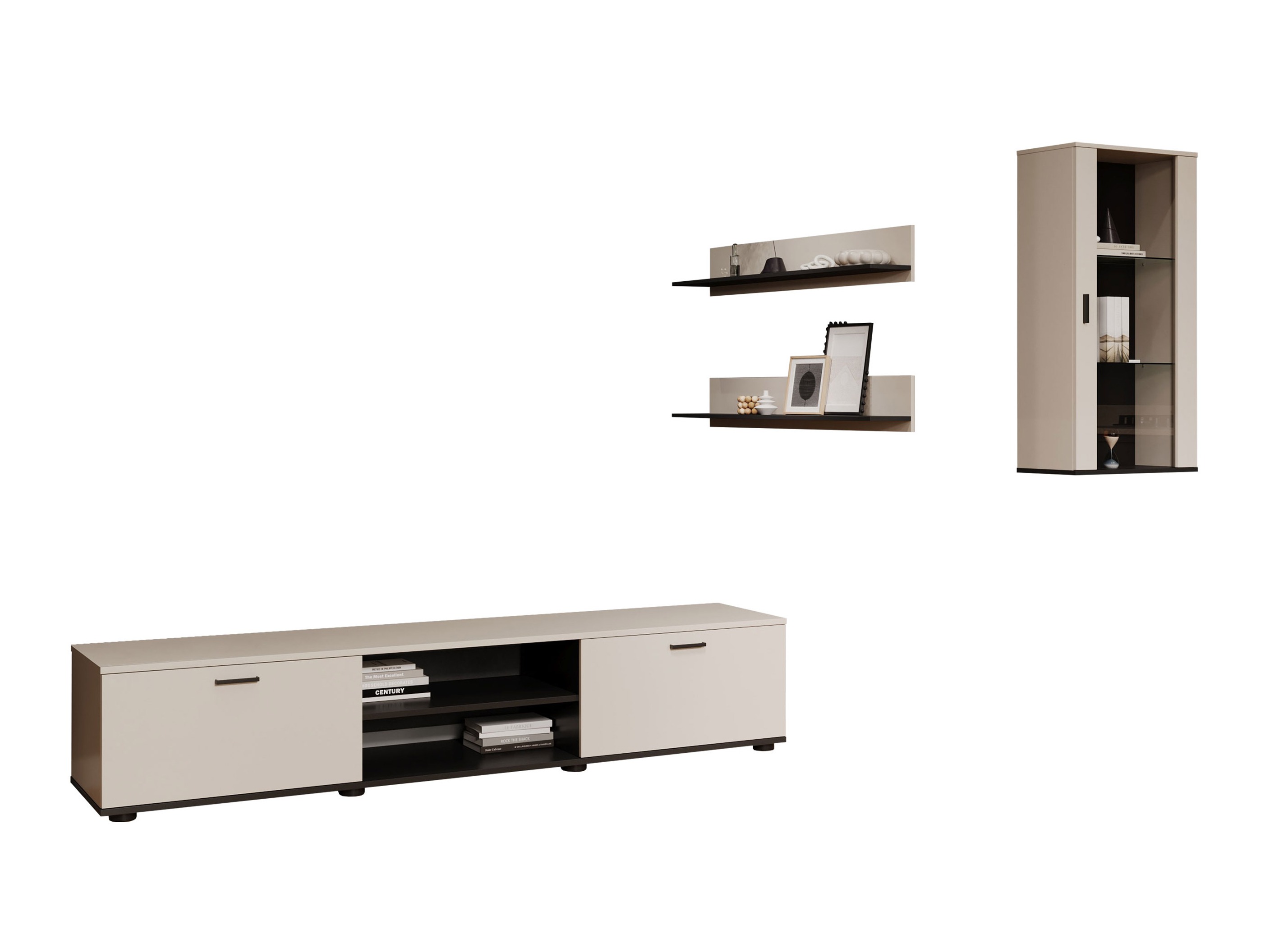 Woonkamerset Tornola 113 (Kasjmier + Zwart)