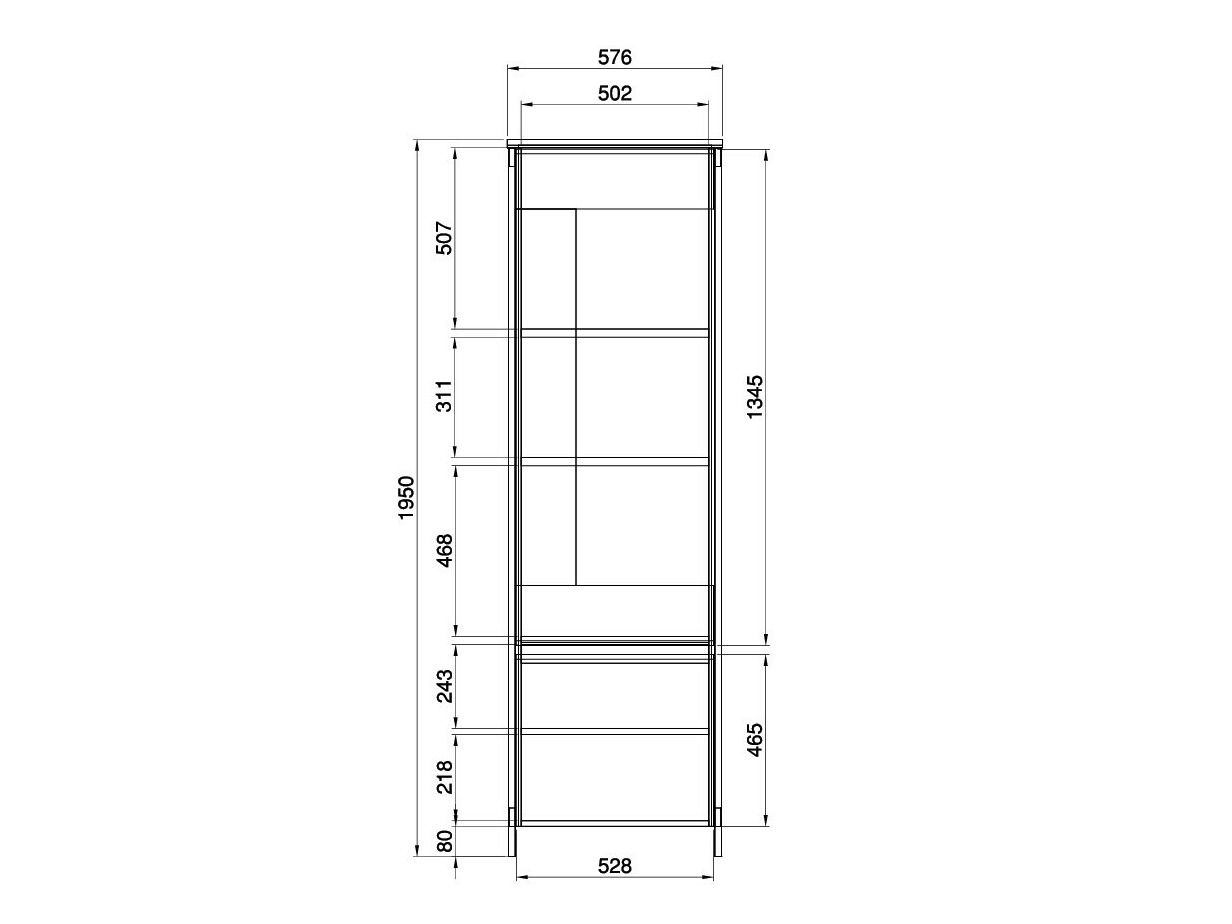 Boekenkast Fermaru 101 (Stoffig groen + Eiken)