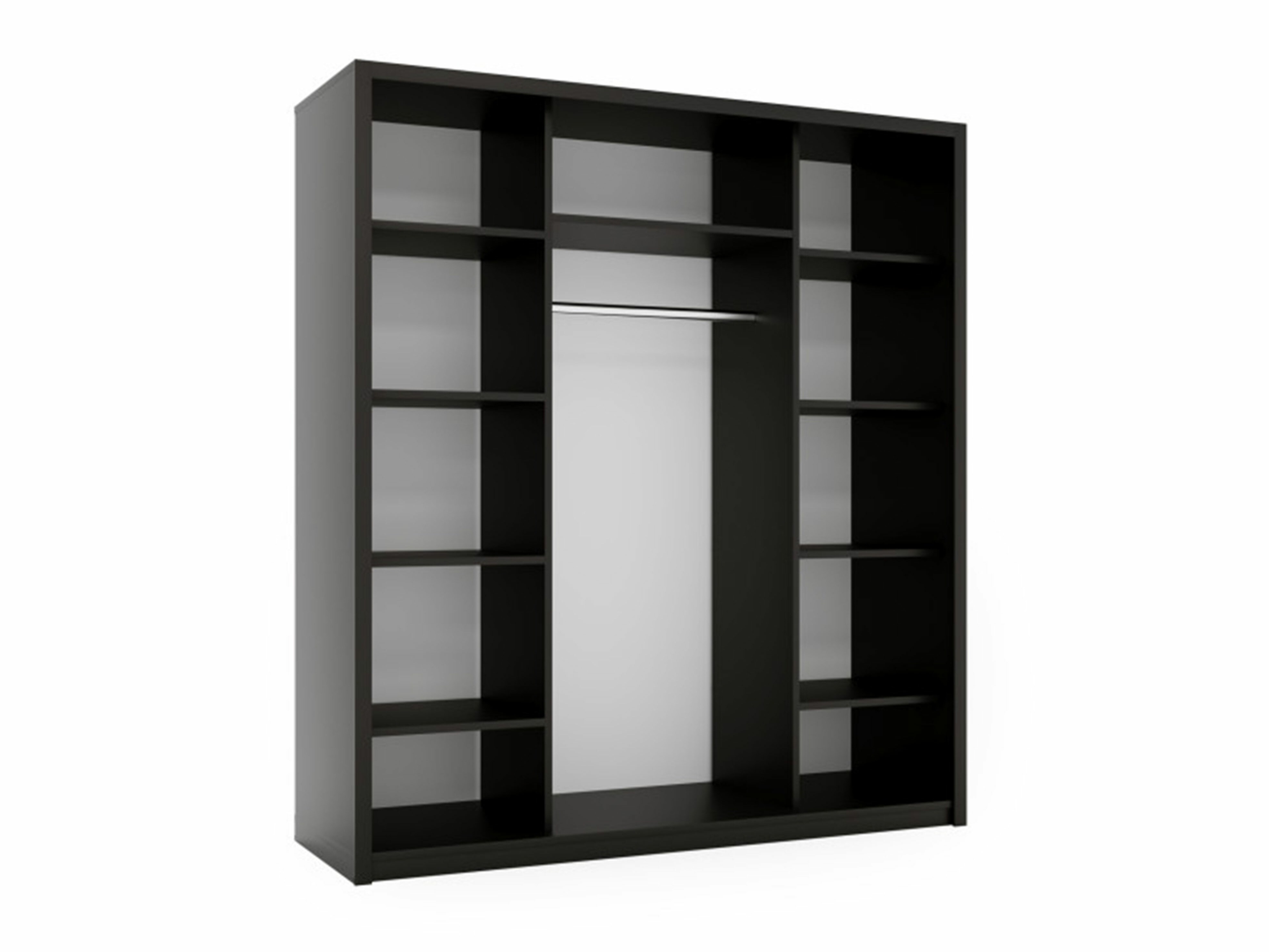 Kledingkast Murrieta 191 (Zwart)