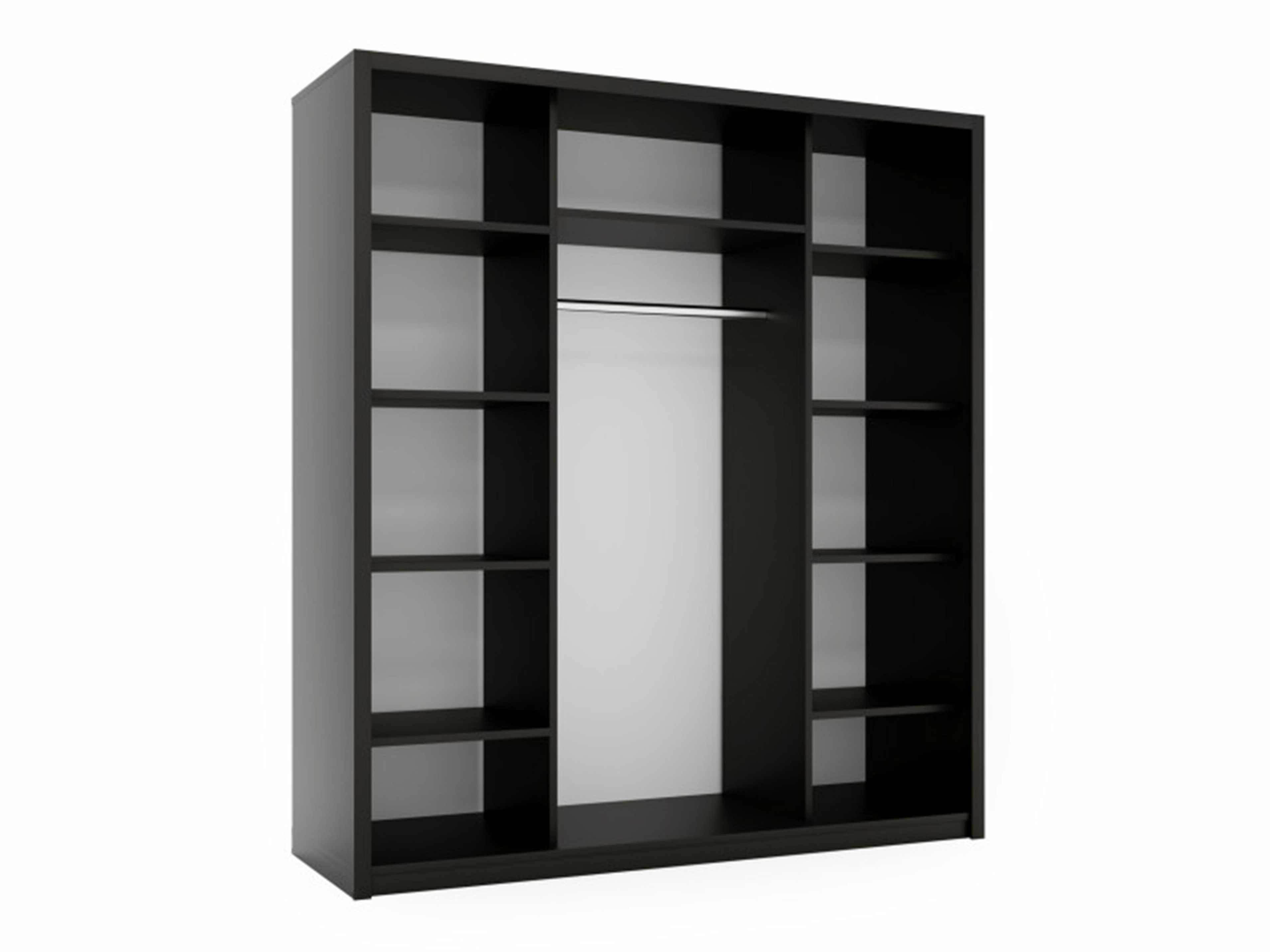 Kledingkast Murrieta 193 (Zwart + Groen)