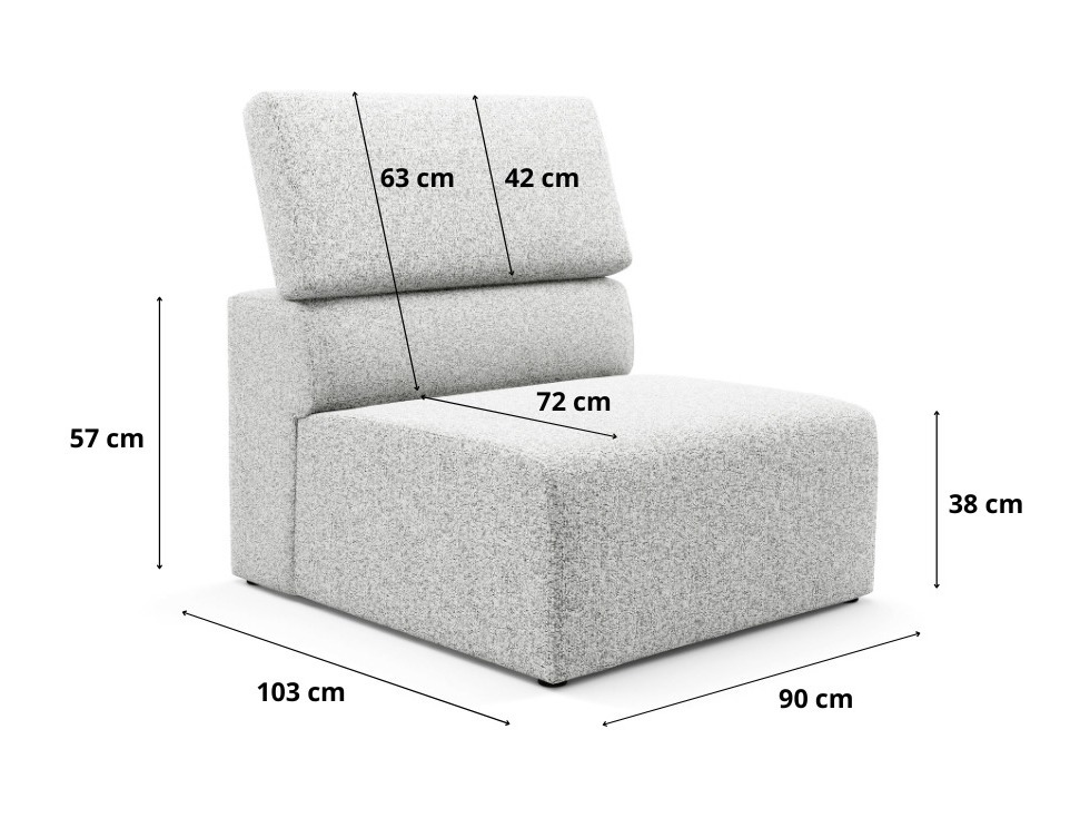 Modulaire fauteuil Virorle 101 (Puente 09)