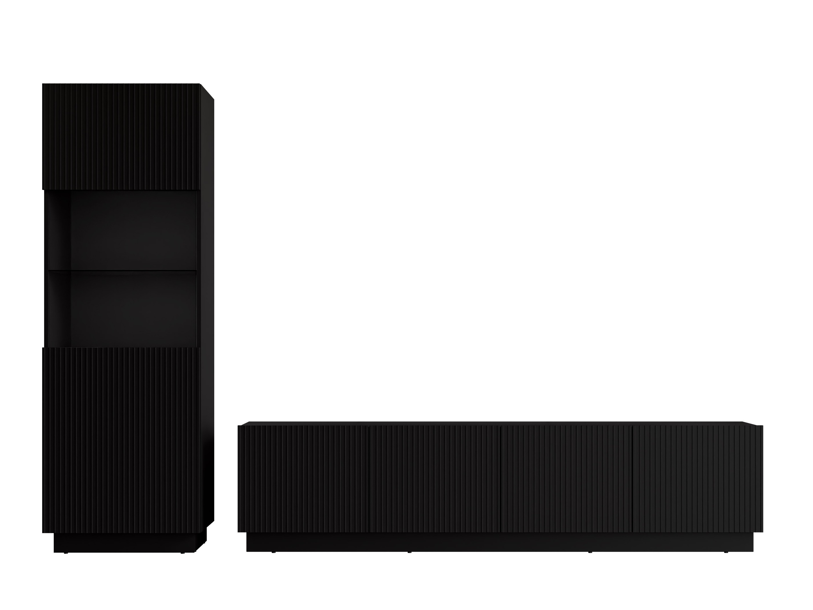 Woonkamerset Lingua (Zwart)