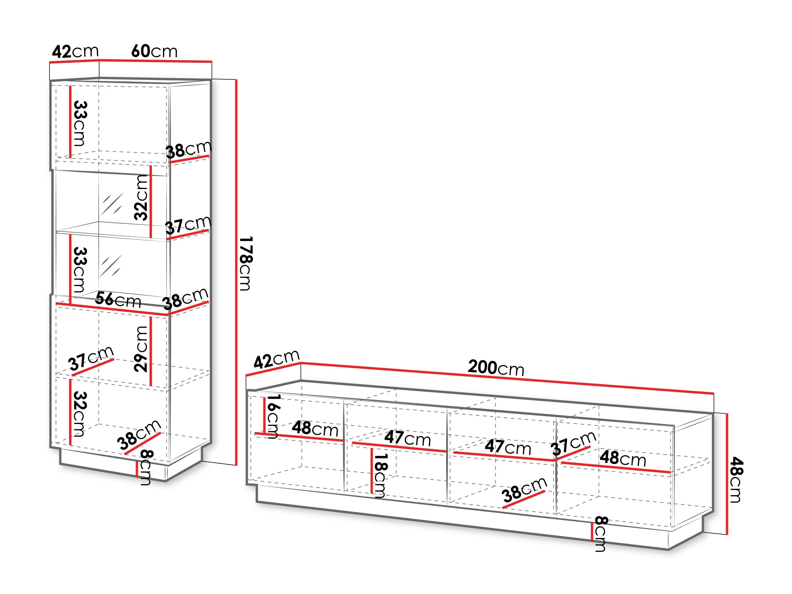 Woonkamerset Lusonu 107 (Wit)