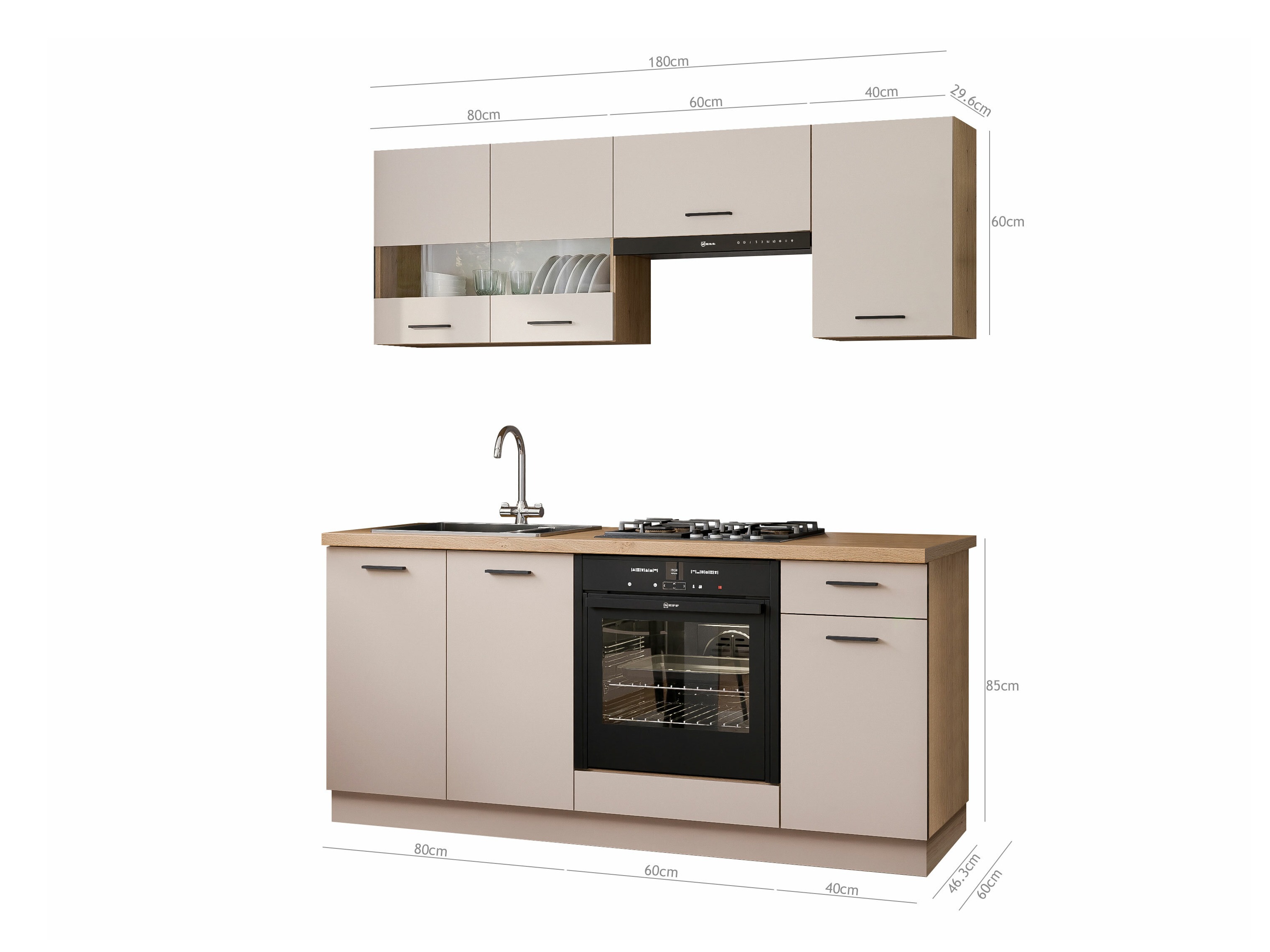 Modulaire keukenset Ati Cashmere 132