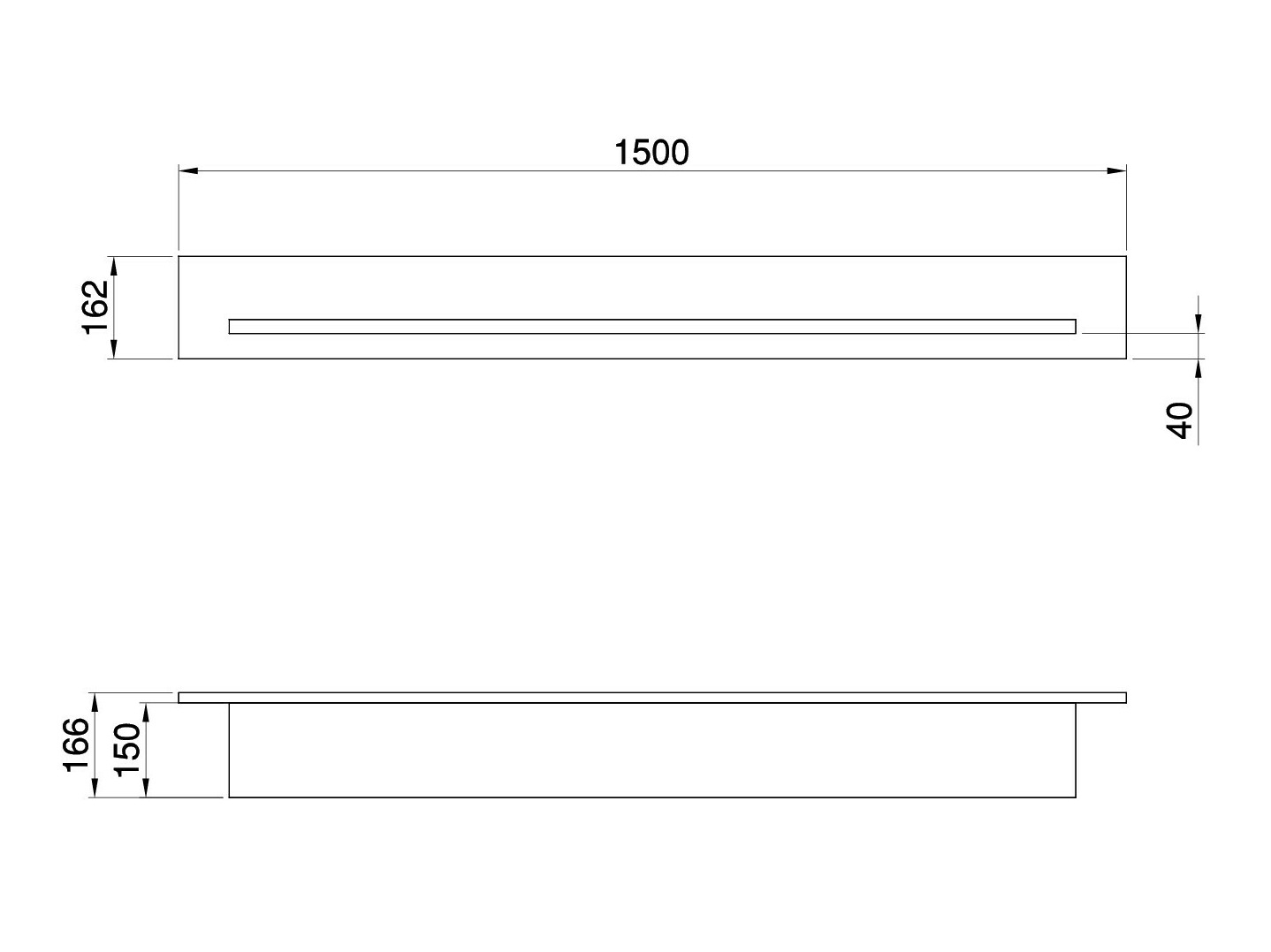 Wandplank Fermaru 108 (Stoffig groen + Eiken)