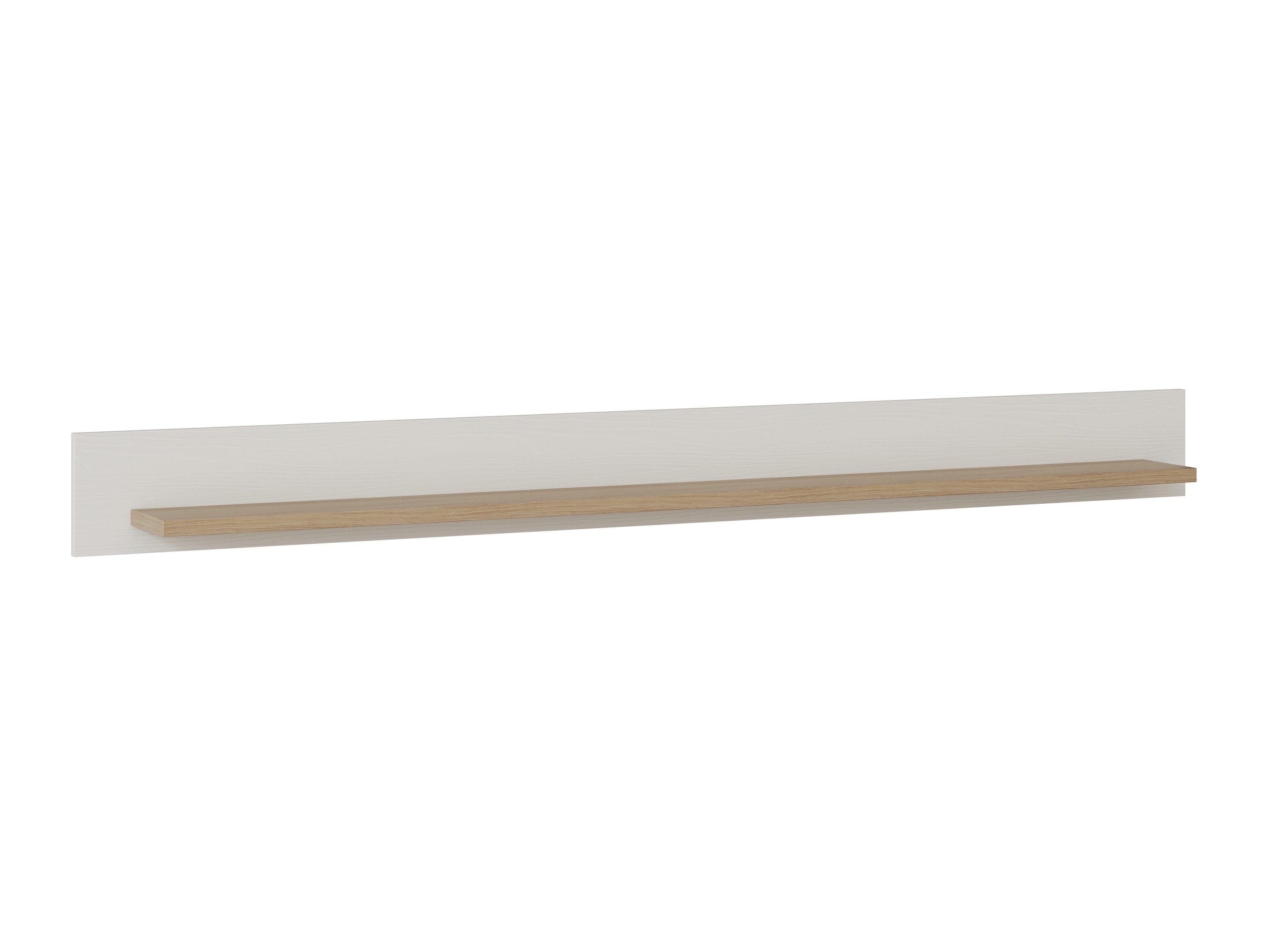 Wandplank Fermaru 109 (Wit + Eiken)