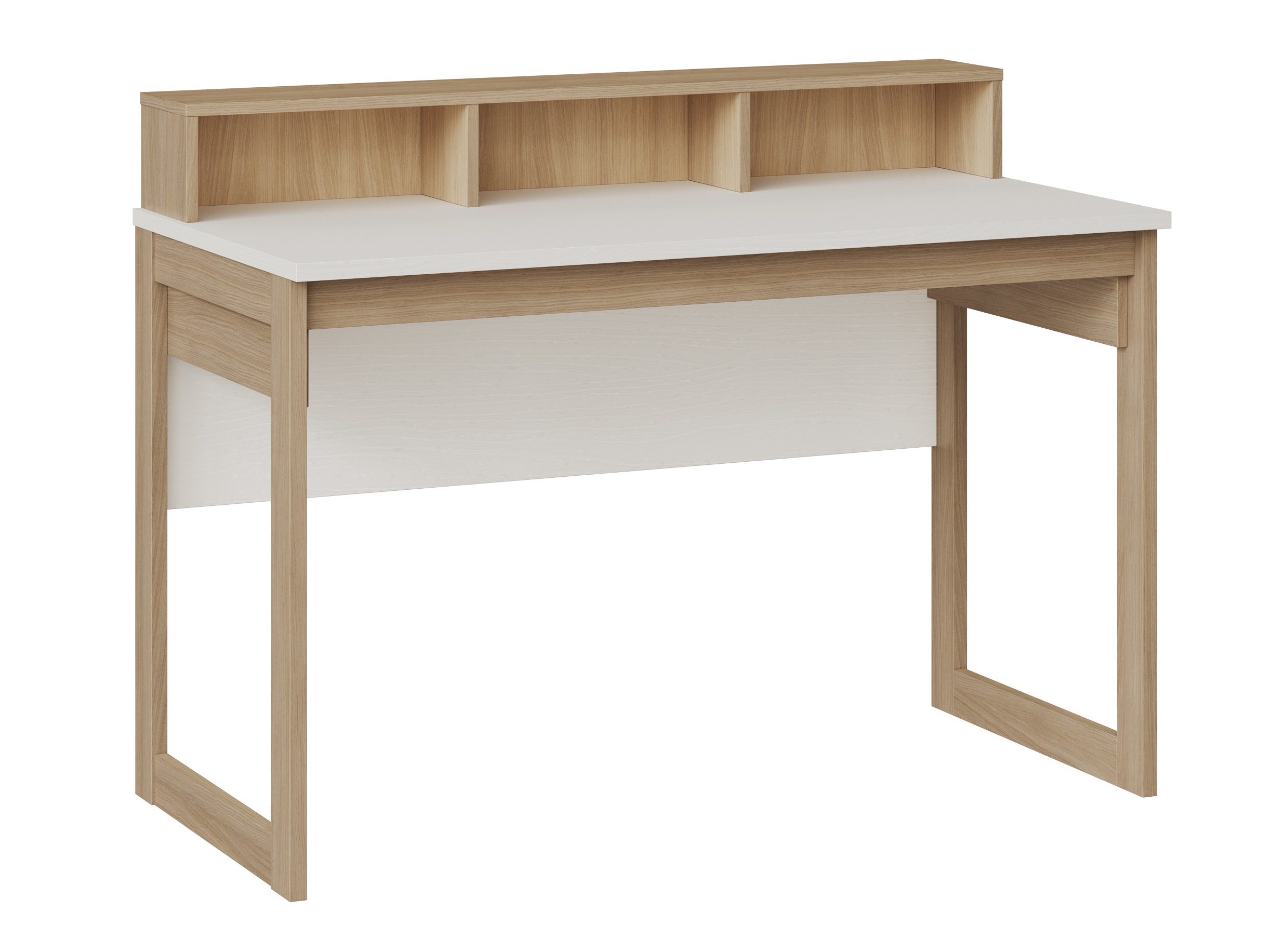 Bureau Fermaru 115 (Wit + Eiken)