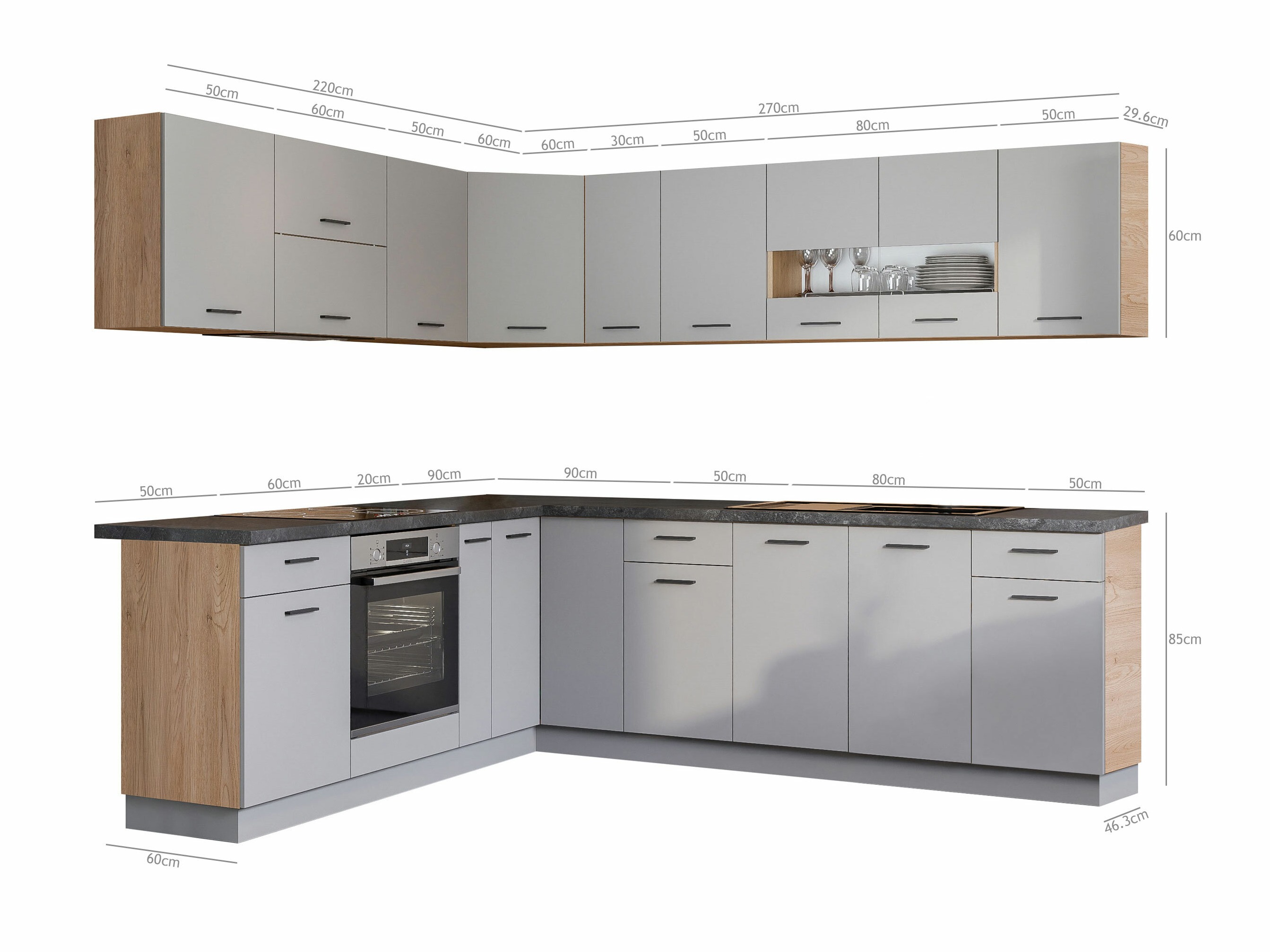 Modulaire keukenset Ati Grey 131