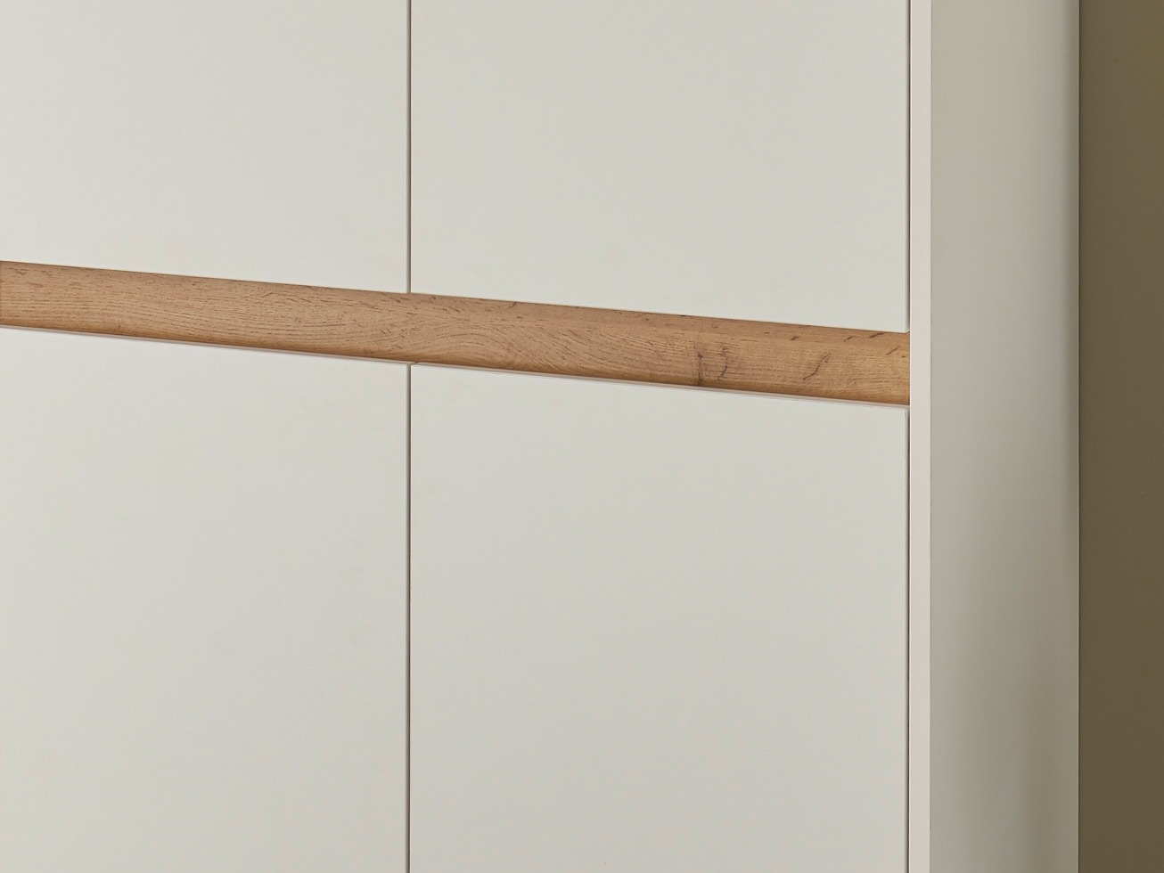 Boekenkast Elbsori 174 (Wit + Wotan eik)