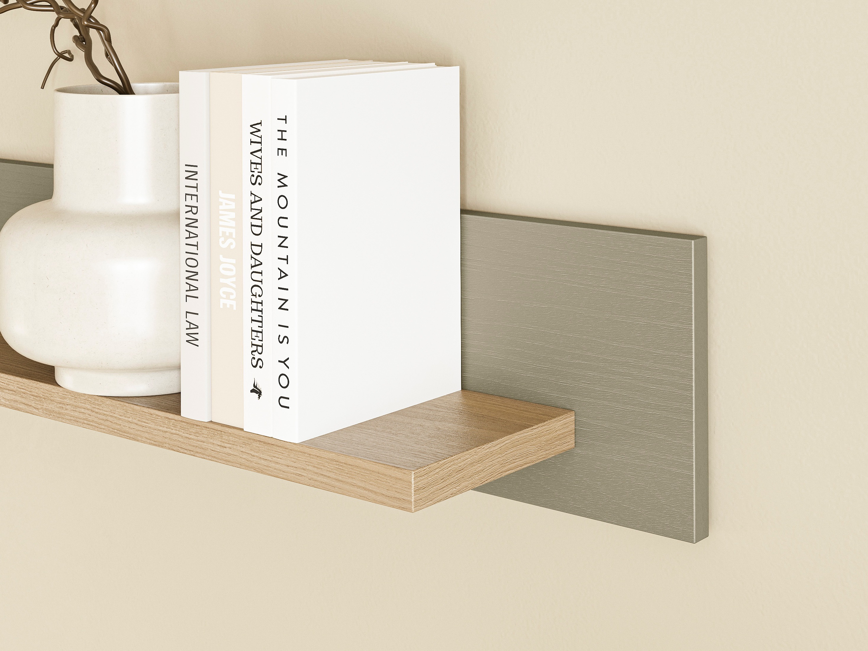 Thuiskantoorset Fermaru 116 (Stoffig groen + Eiken)