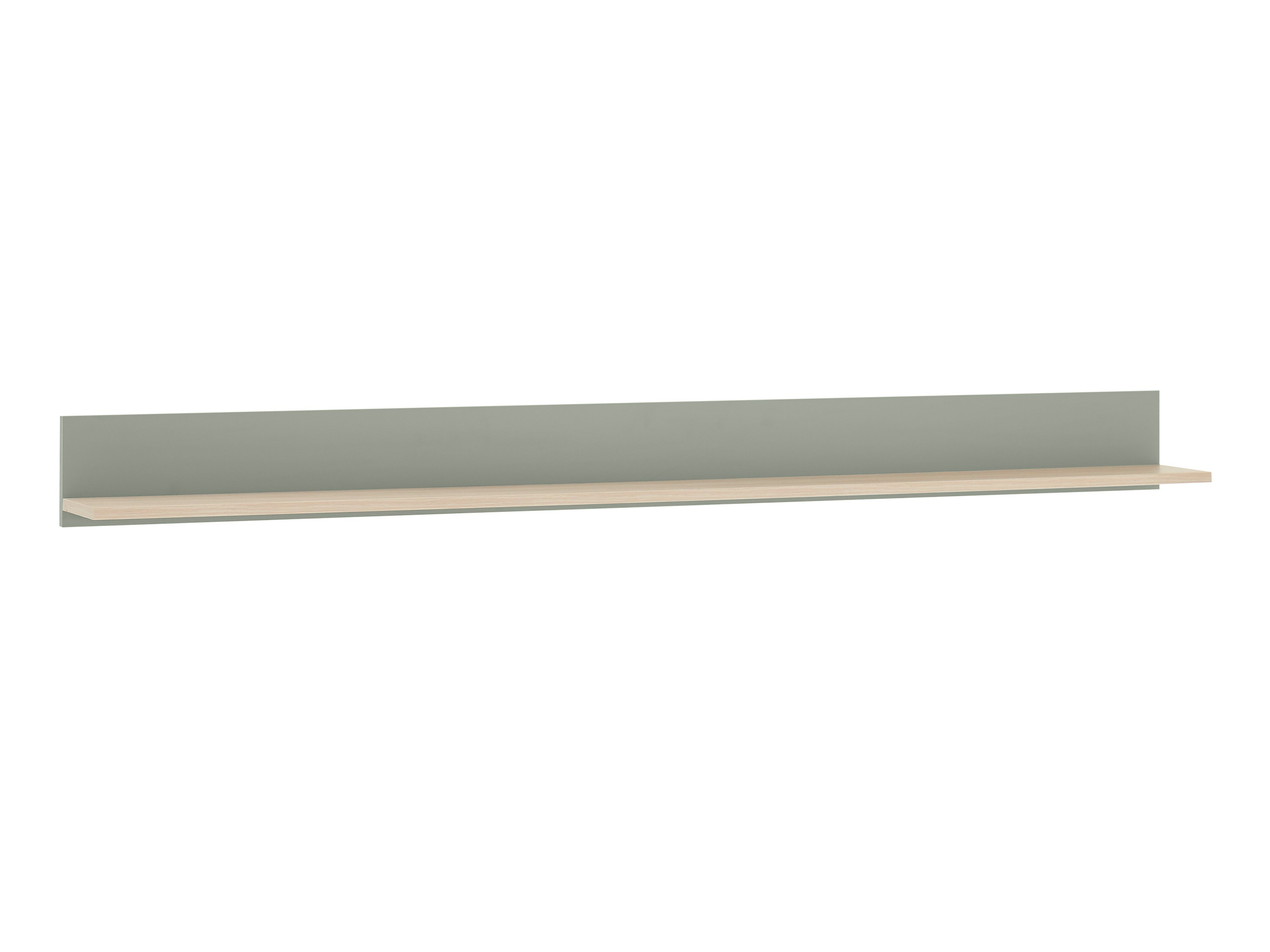 Wandplank Elbsori 126 (Groen + Eiken)