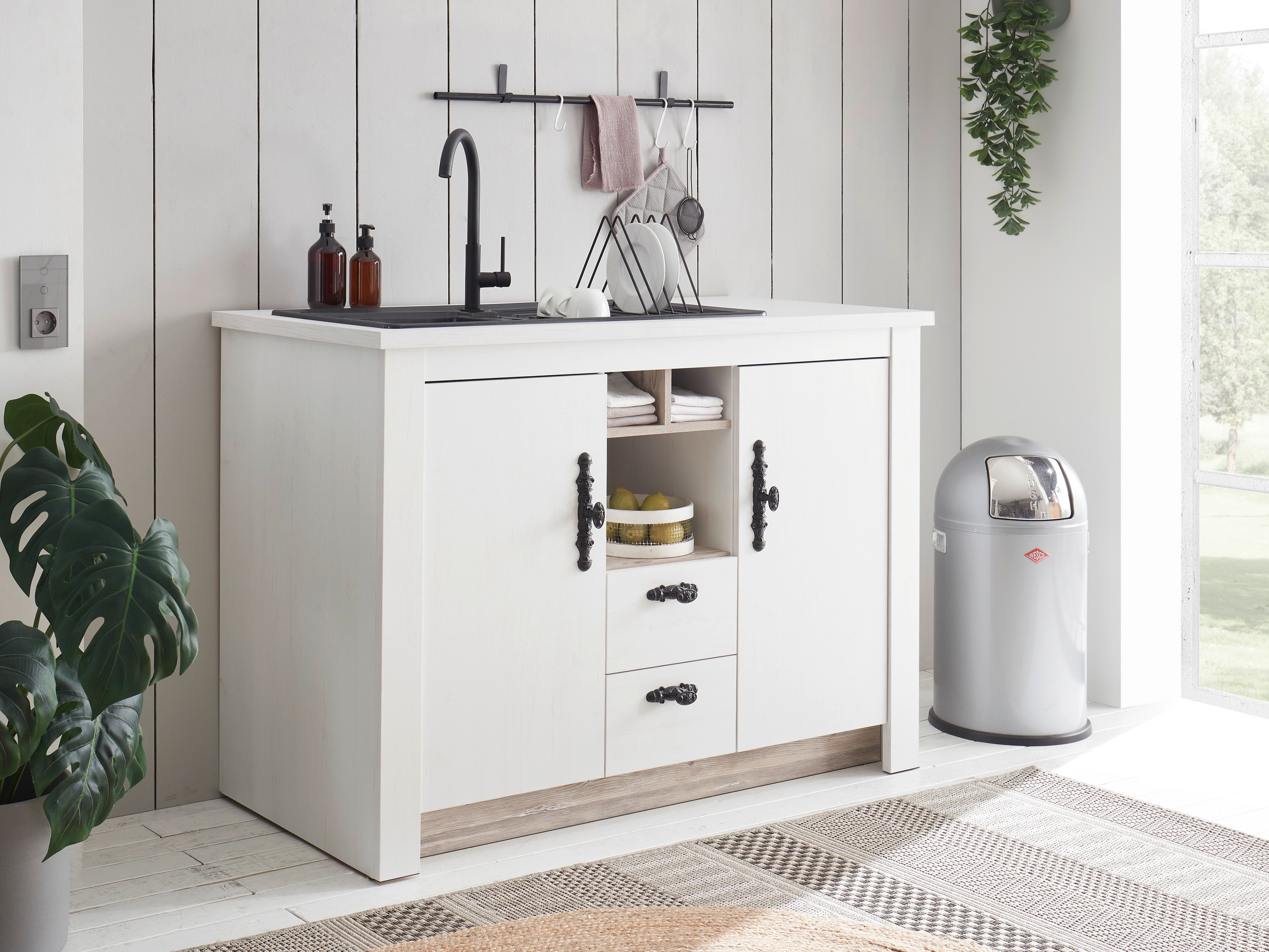 Modulaire kast met lade en deuren Flora 100