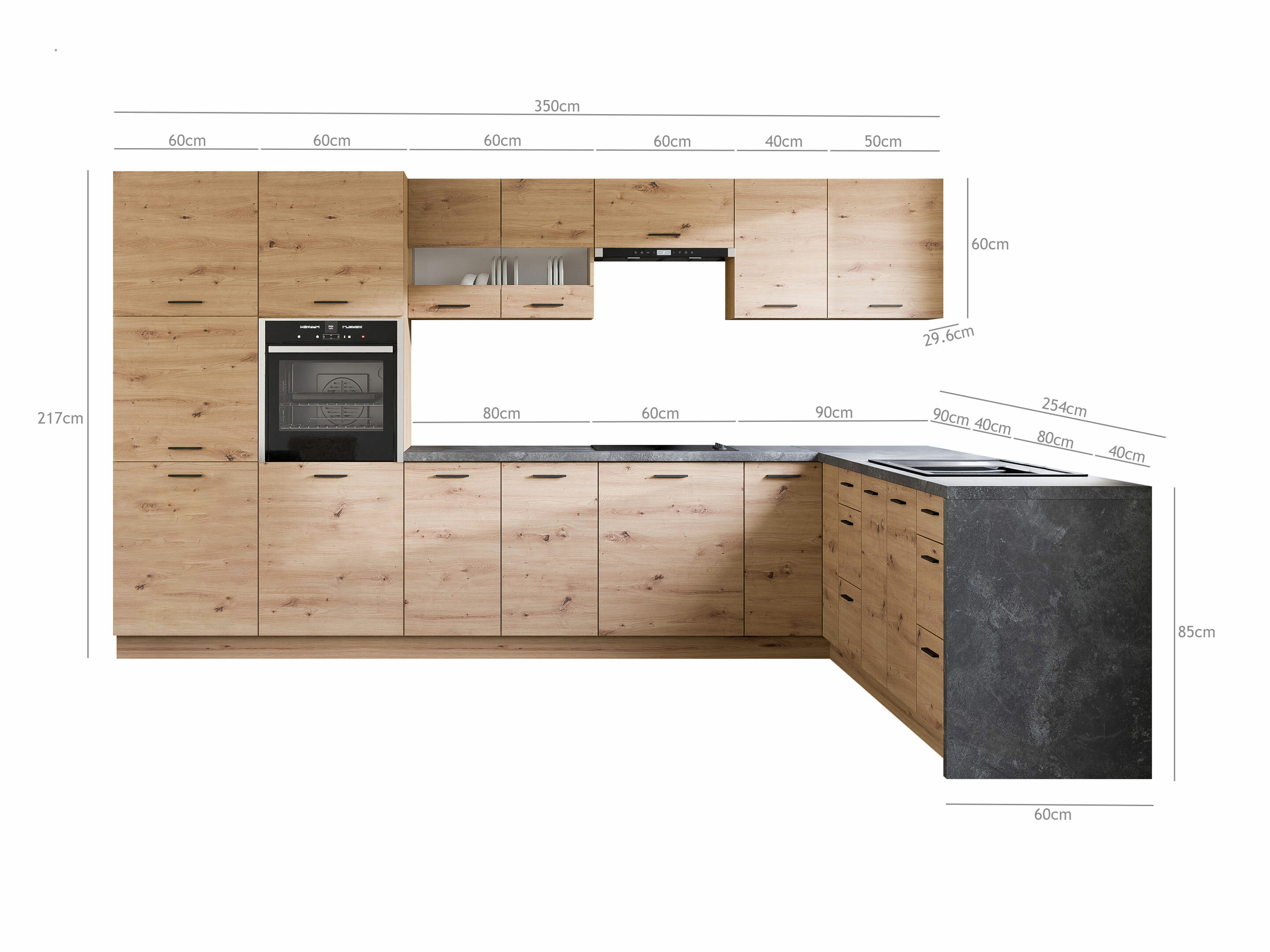 Modulaire keukenset Ati Artisan 130