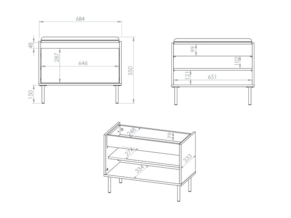 Schoenenkast Tivorlo 108