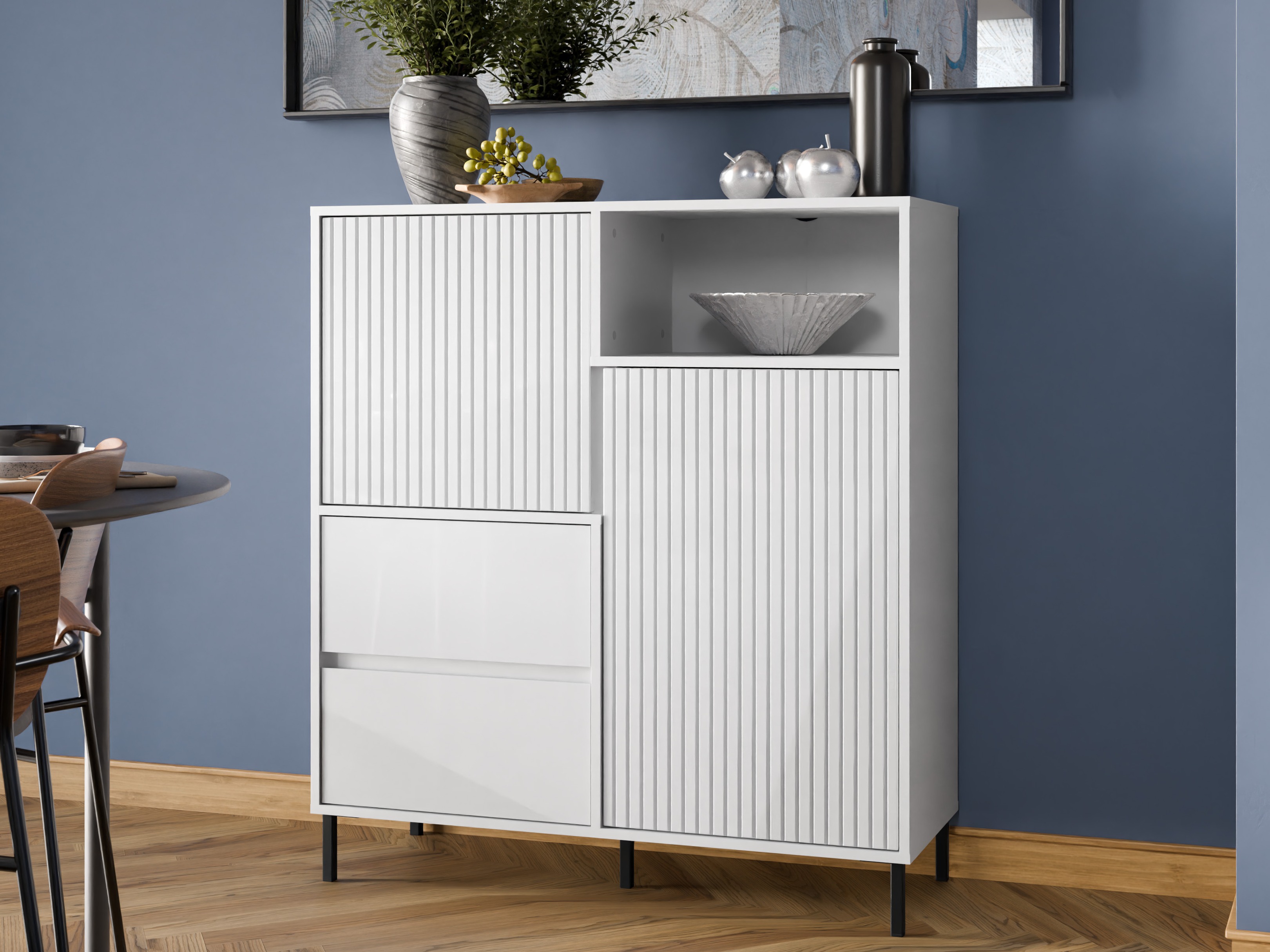 Ladekast Ruvrevi 104 (Wit)