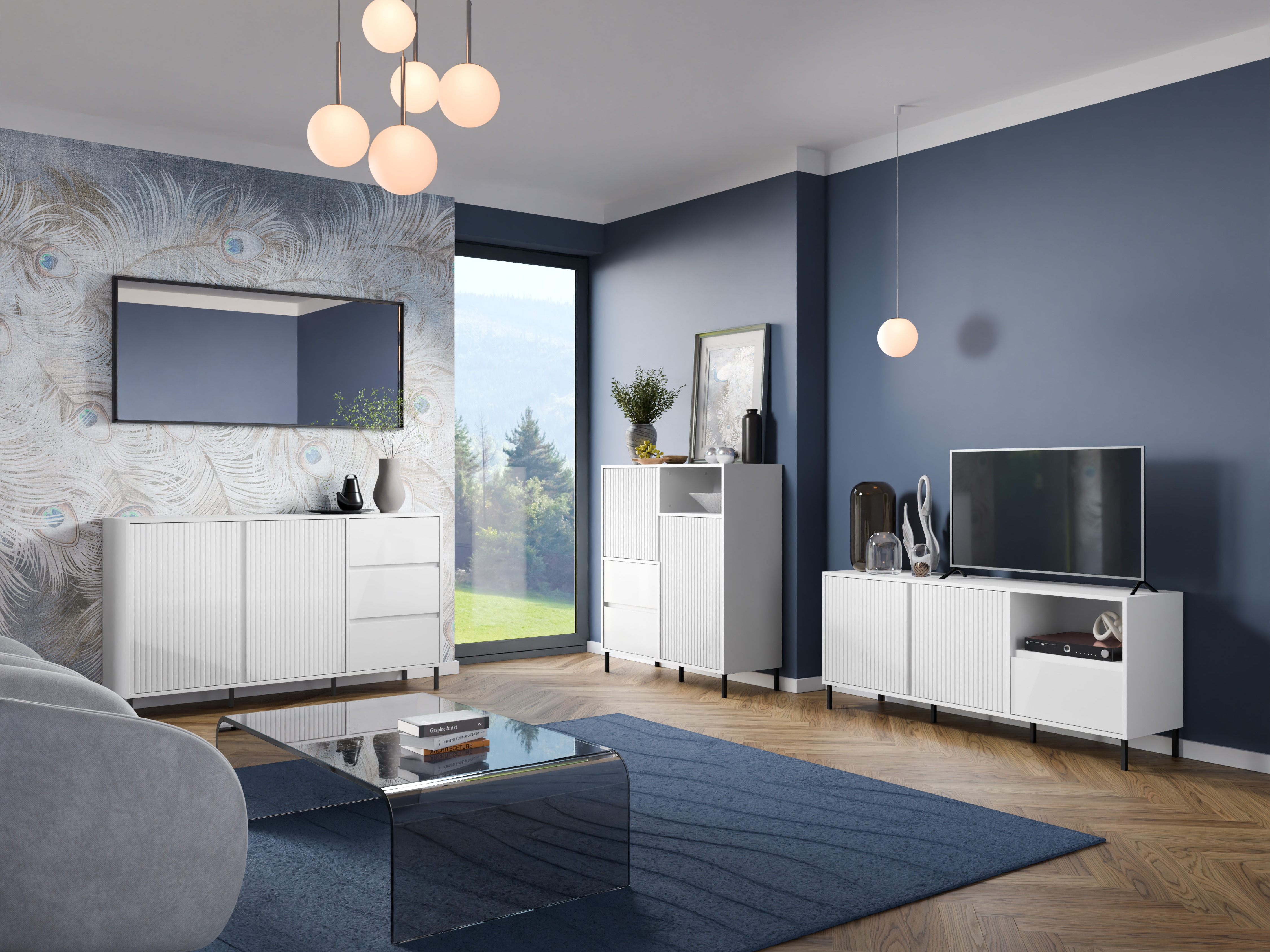 Woonkamerset Ruvrevi 106 (Wit)