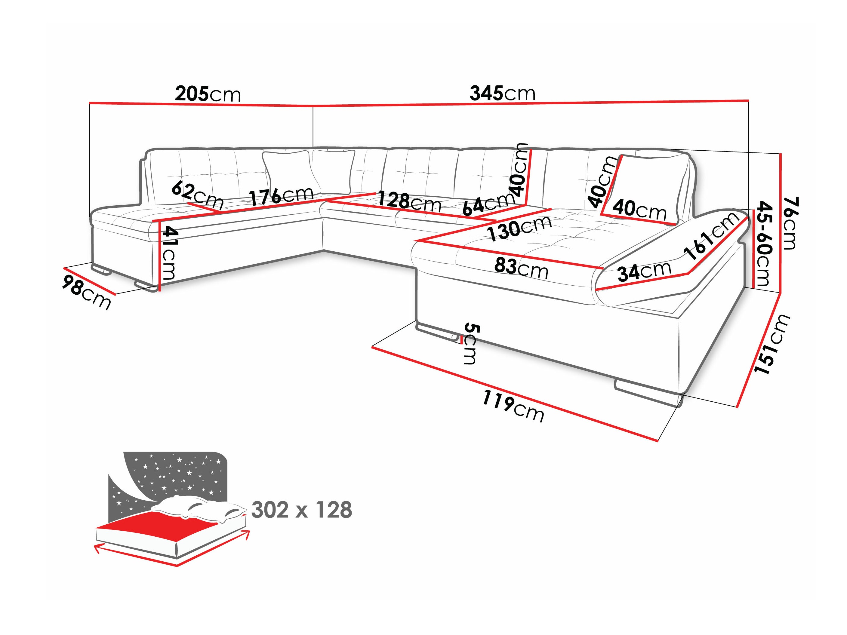 Hoekbank Comfivo 149 (Soft 011 + Lux 06 + Lux 05)