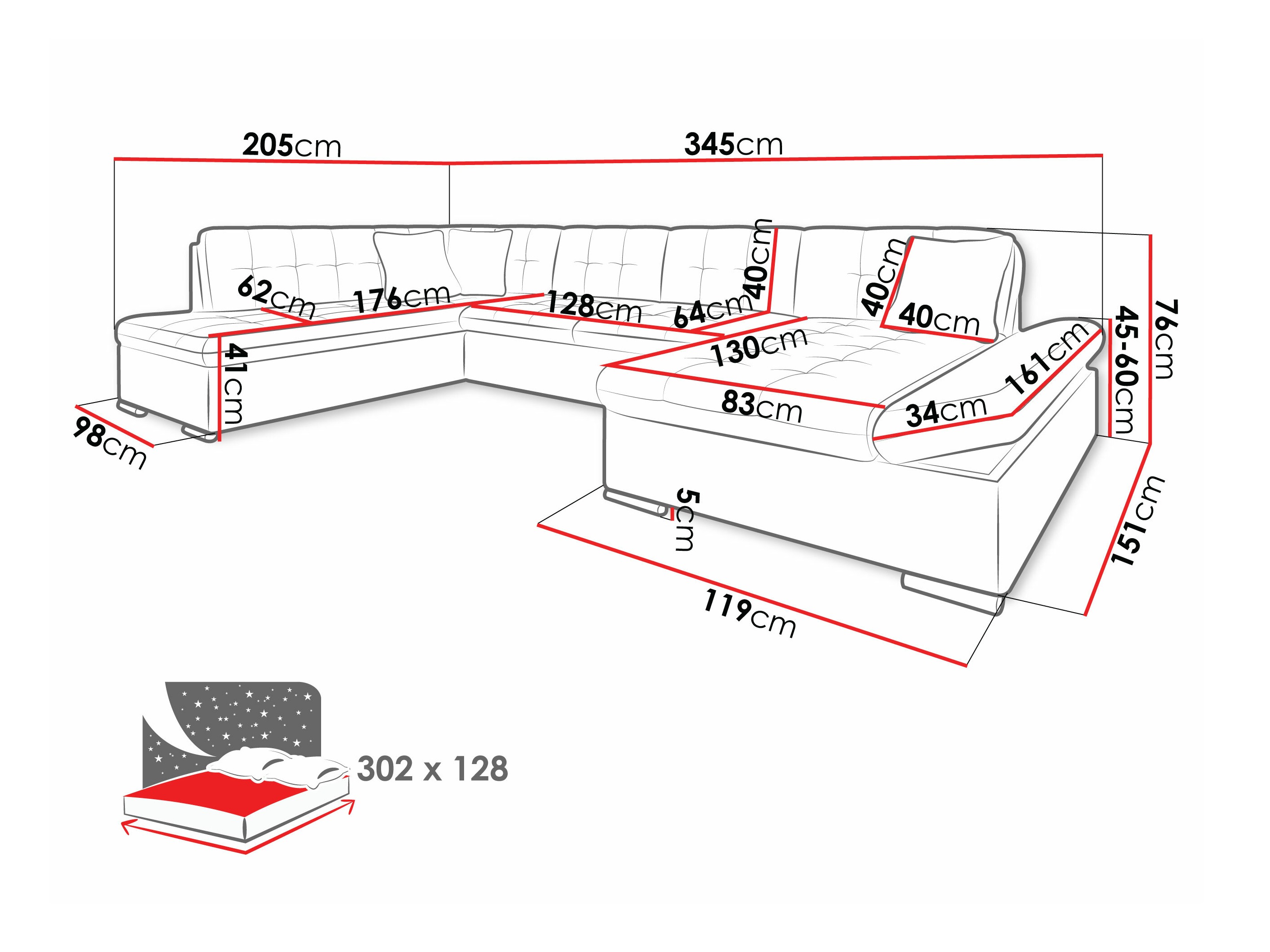 Hoekbank Comfivo 149 (Venus Velvet 2927 + Miu 2041)