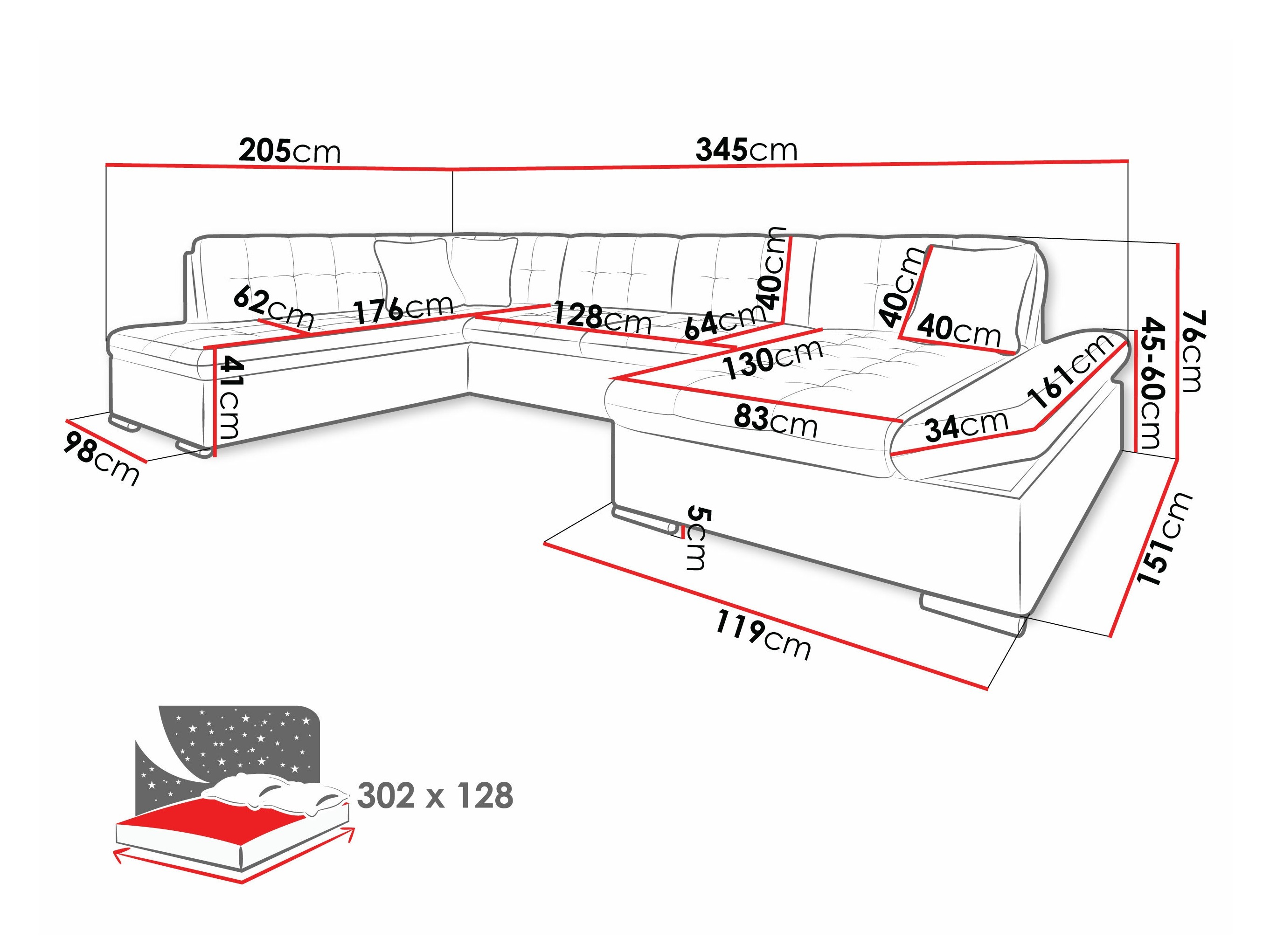 Hoekbank Comfivo 149 (Venus Velvet 2927 + Miu 2041)