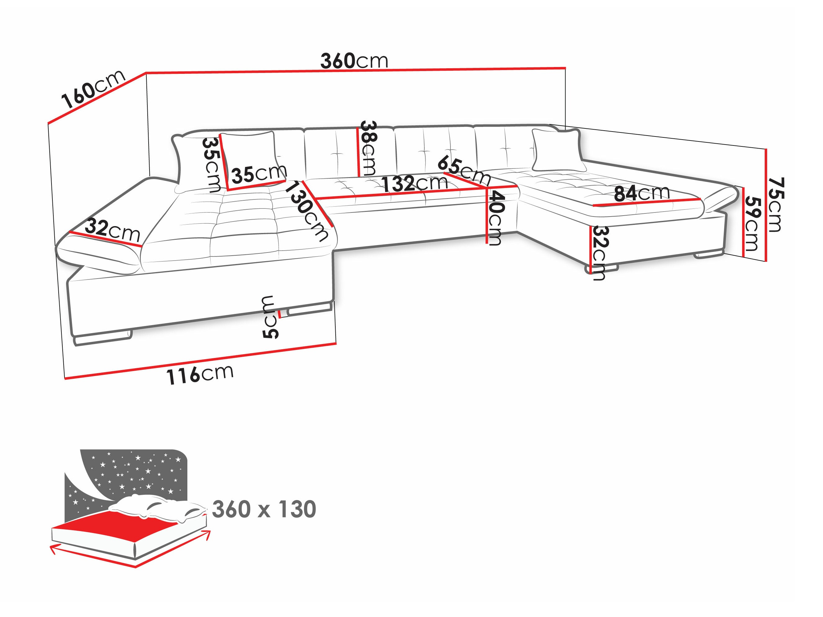 Hoekbank Comfivo 240 (Magni 206.02)