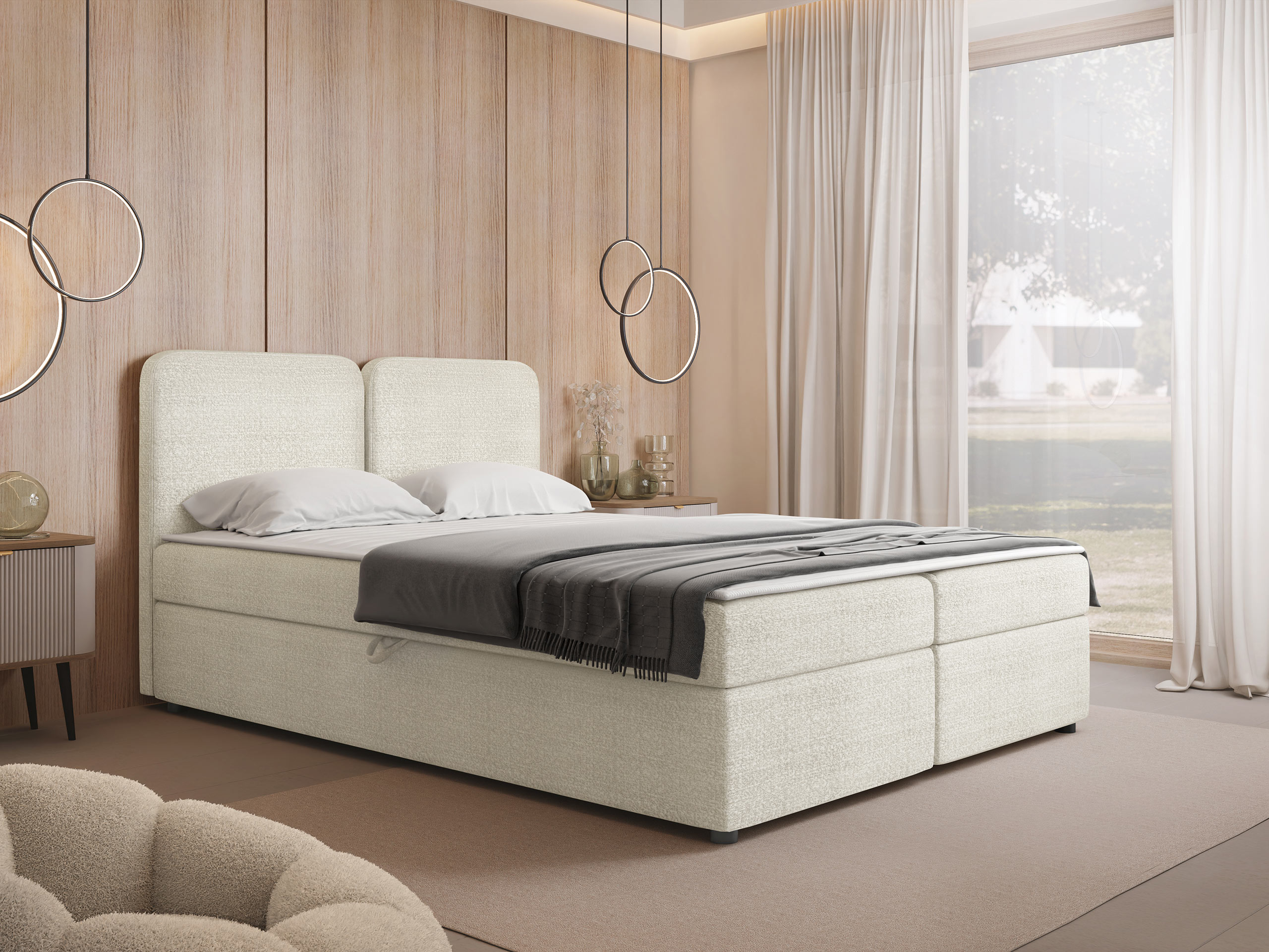 Boxspring Stonecrest 109 (Taro 01)
