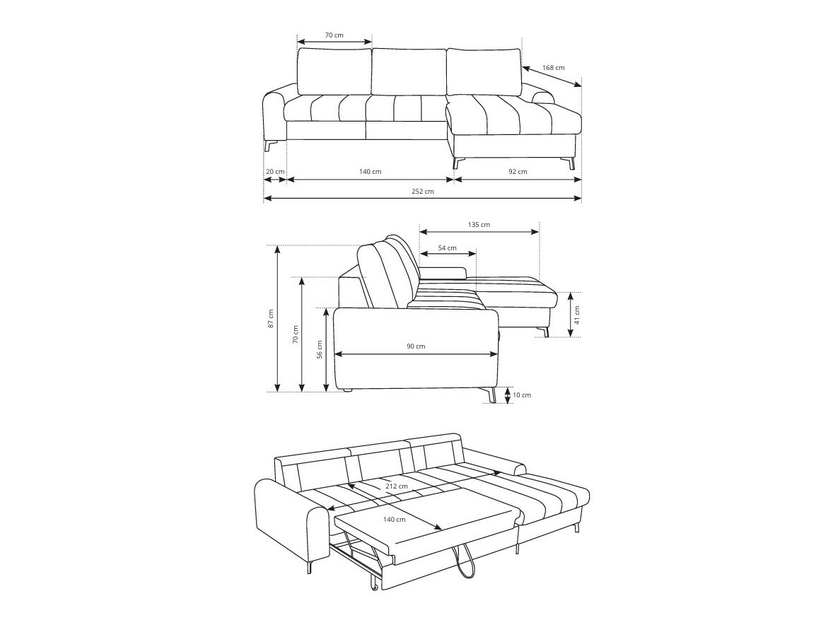 Hoekbank Kingston 199 (Rechts)