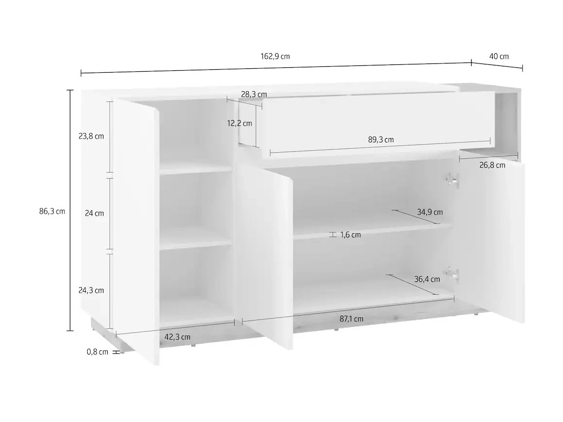 Ladekast Ontario 168