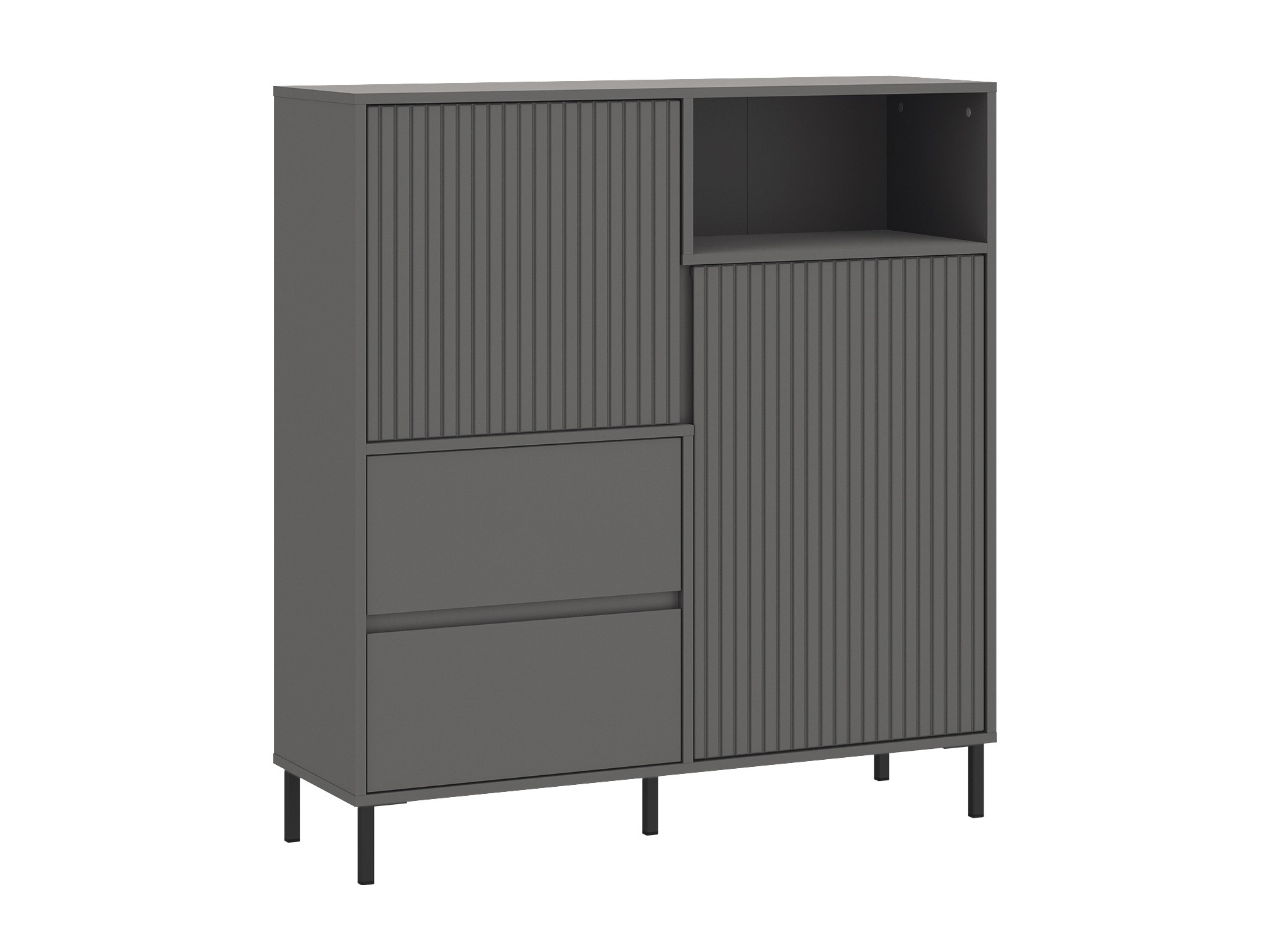 Woonkamerset Ruvrevi 106 (Antraciet)